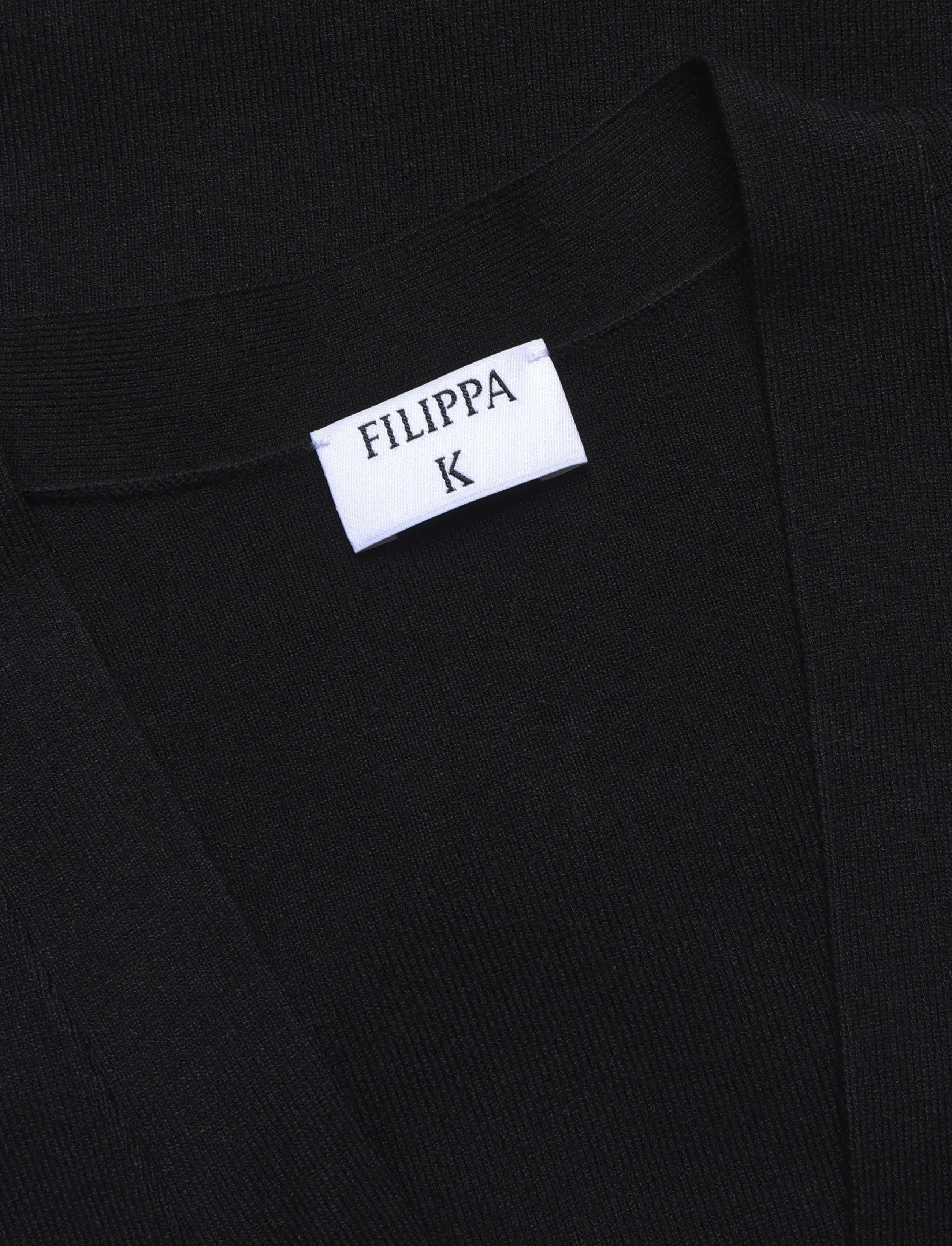 Filippa K - Hourglass Cardigan - kardiganid - black - 2