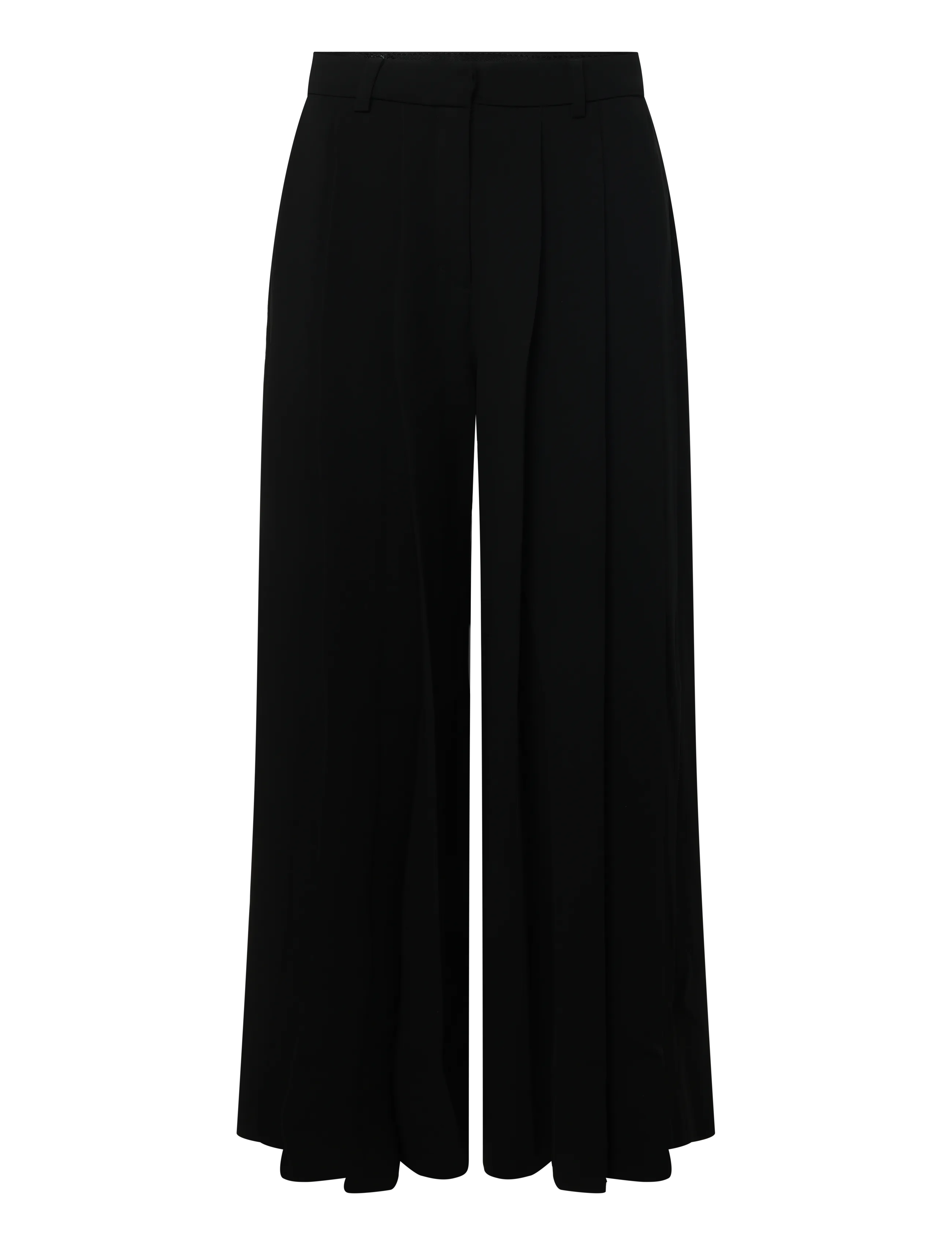 Filippa K Fully Pleated Trousers - Byxor - BLACK / black