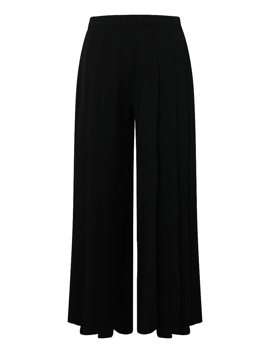 Filippa K - Fully Pleated Trousers - vida byxor - black - 1