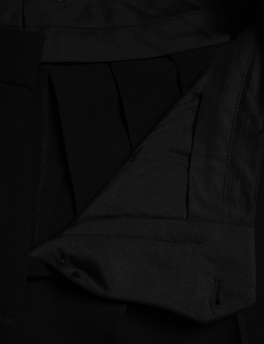 Filippa K - Fully Pleated Trousers - vida byxor - black - 3
