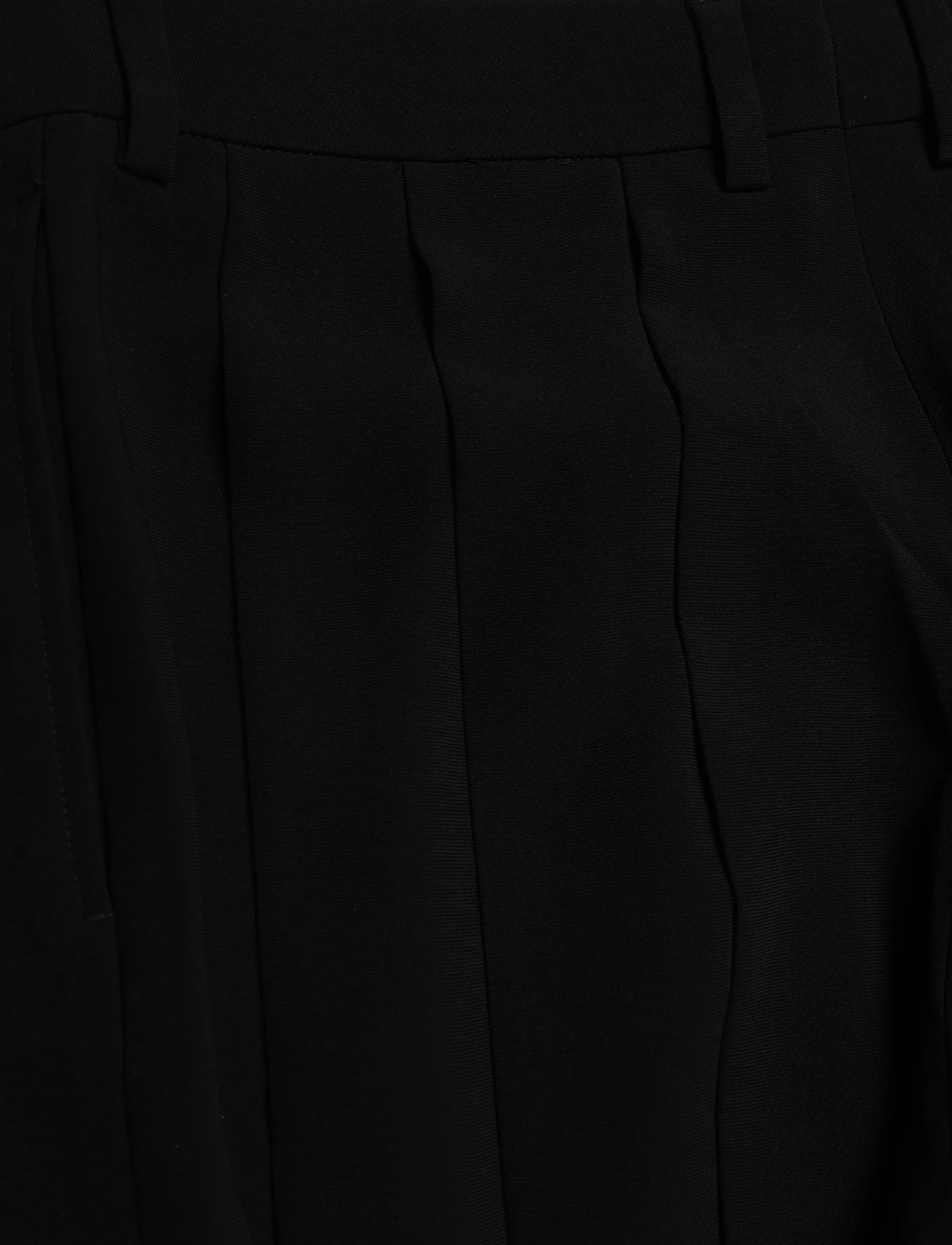 Filippa K - Fully Pleated Trousers - vida byxor - black - 4