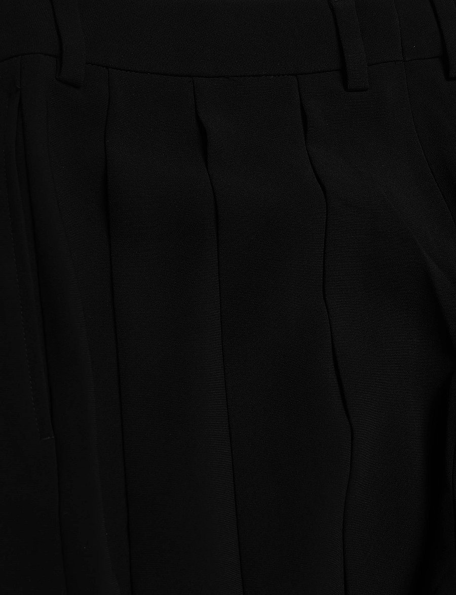 Filippa K - Fully Pleated Trousers - vida byxor - black - 4