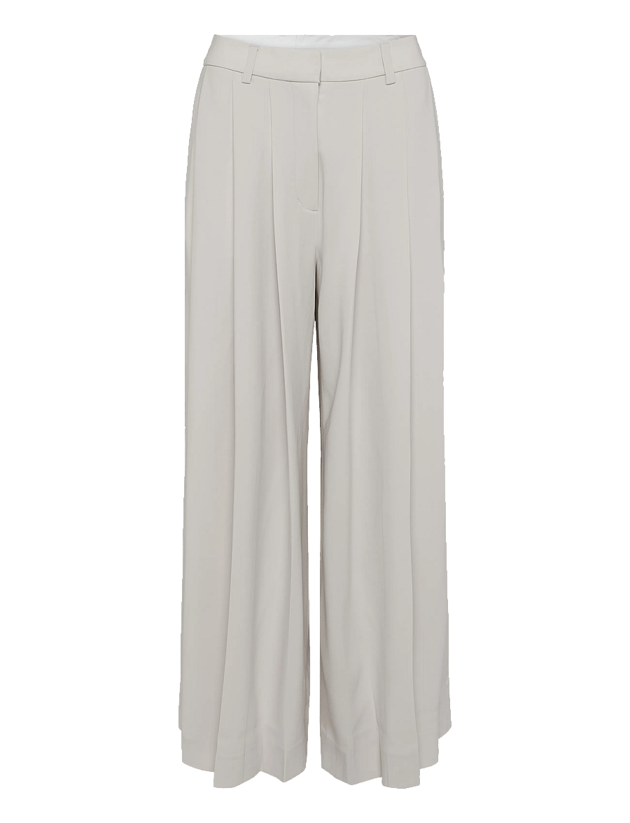 Filippa K - Fully Pleated Trousers - hosen mit weitem bein - ivory - 0