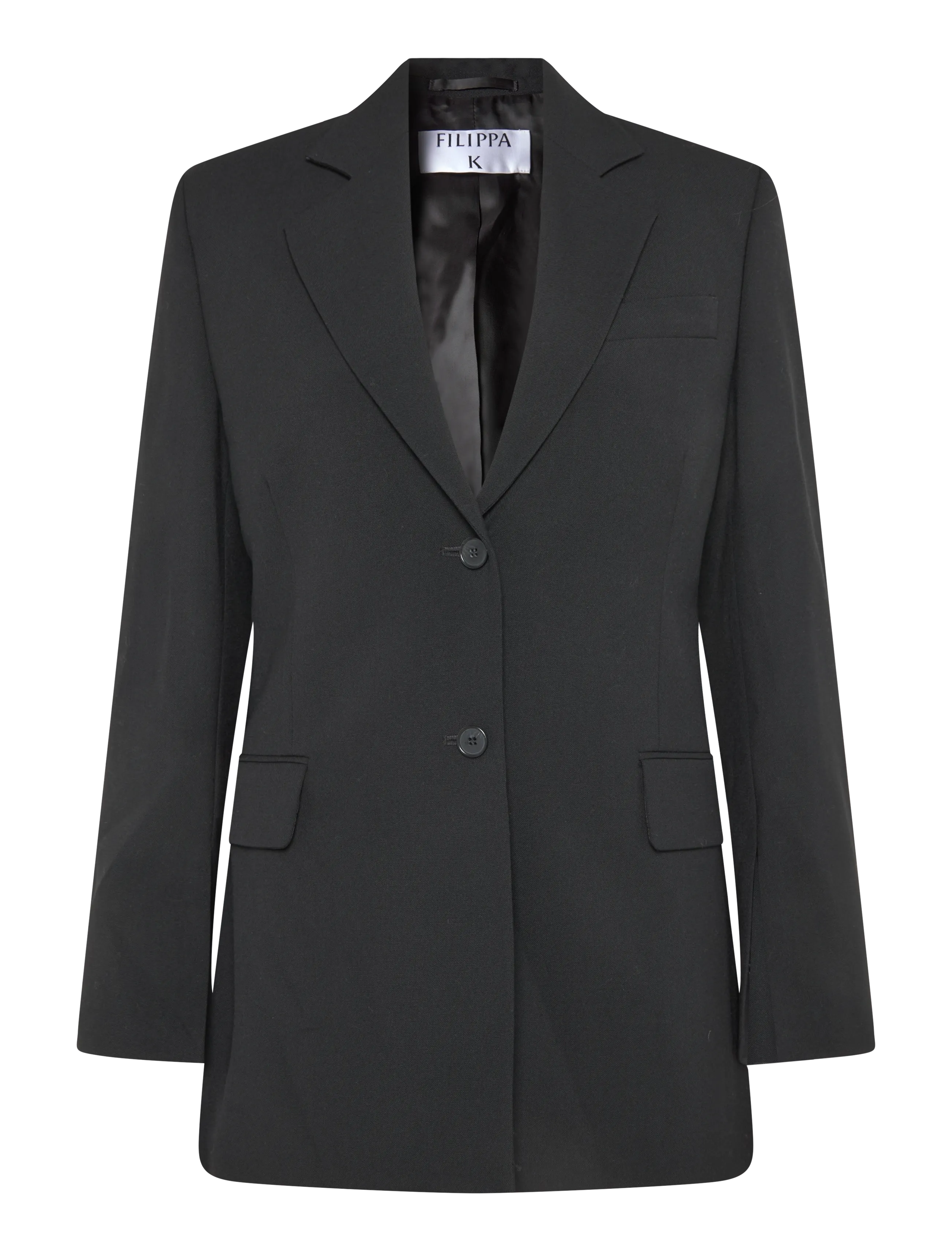 Filippa K Slit Blazer - Blazere - BLACK / black