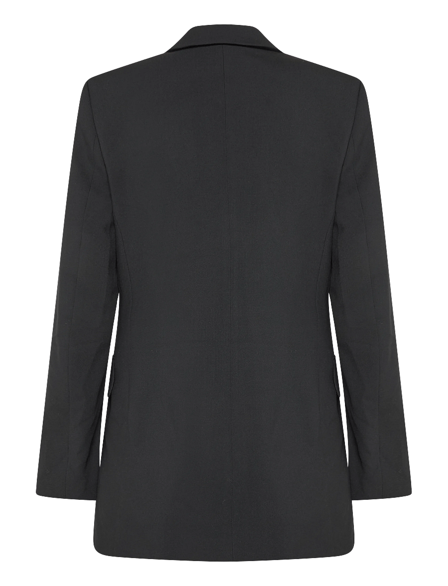 Filippa K - Slit Blazer - enkeltradede blazere - black - 1