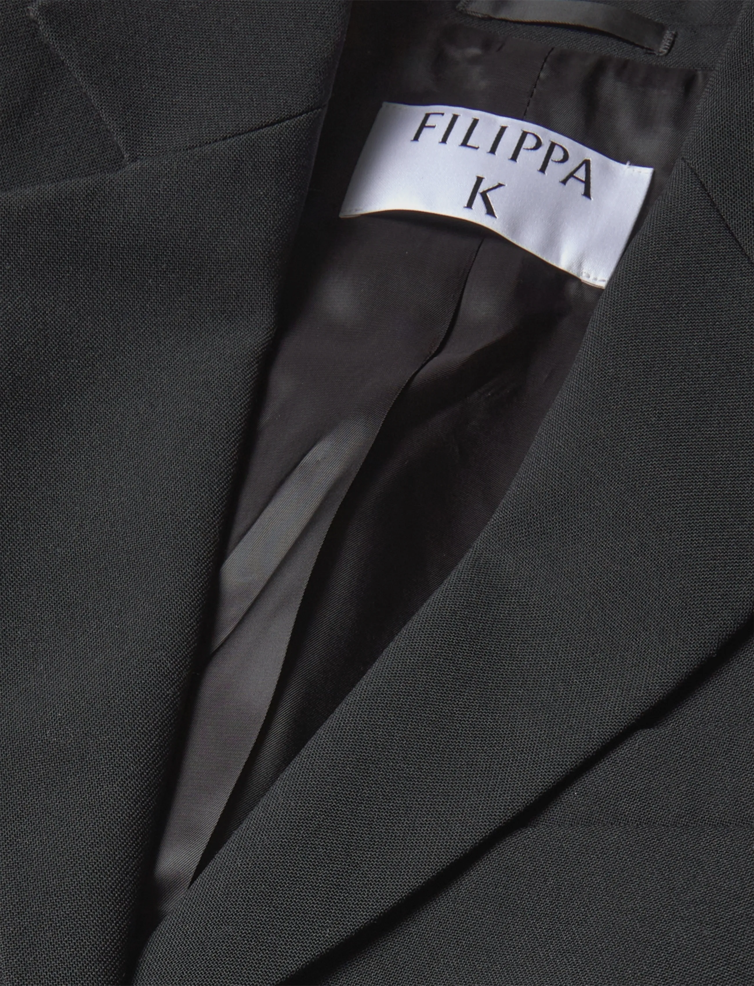 Filippa K - Slit Blazer - enkeltradede blazere - black - 2