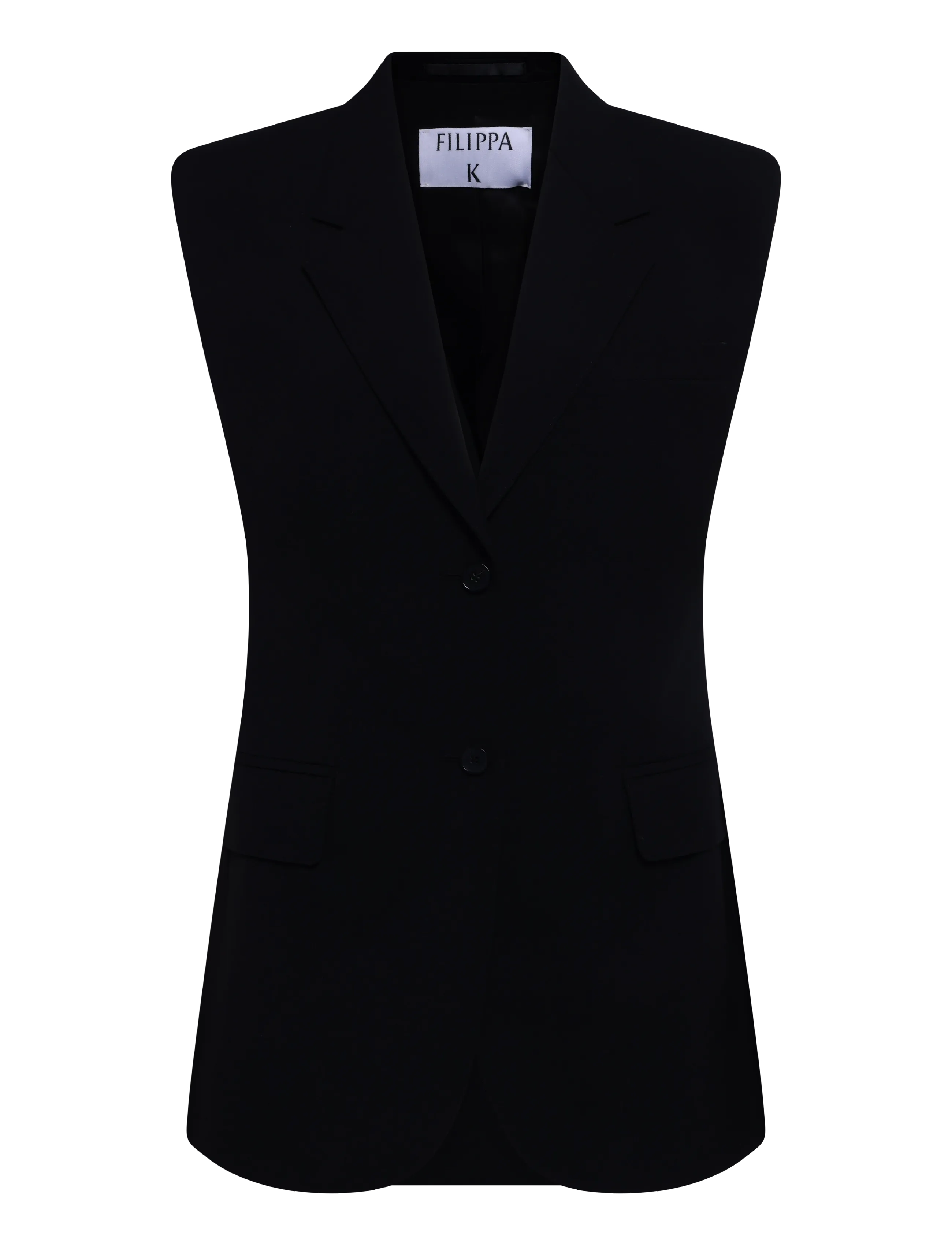 Filippa K Hourglass Vest - T-shirts - BLACK / black
