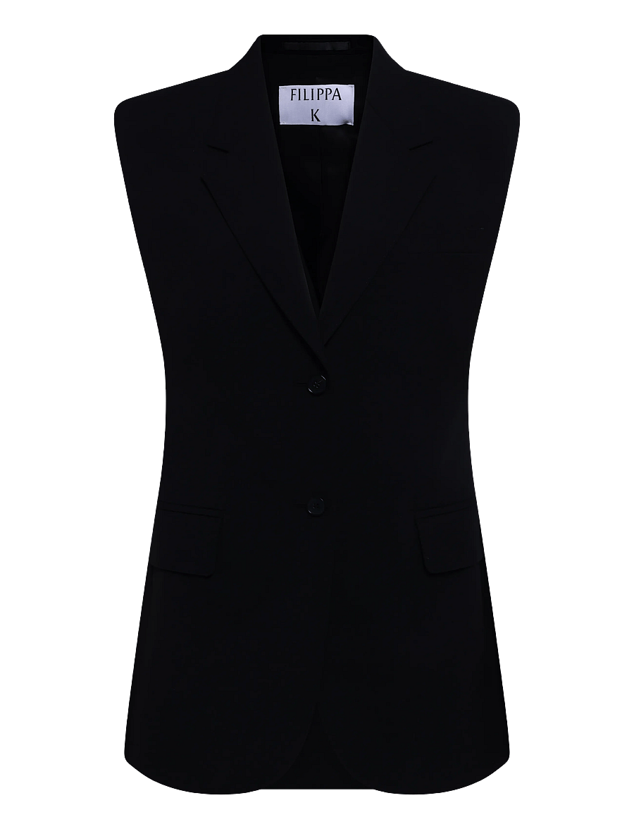 Filippa K - Hourglass Vest - t-särgid - black - 0