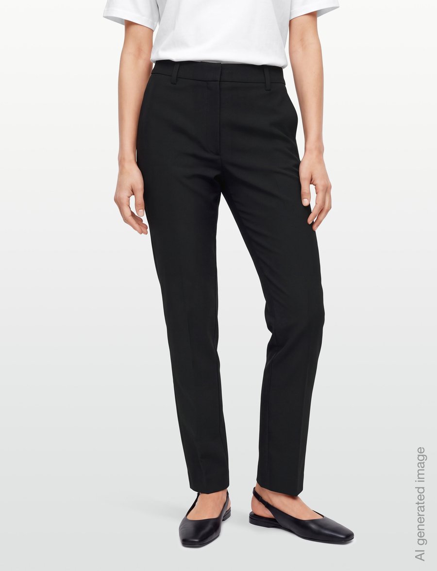 Filippa K - Slim Slit Trousers - slim fit-byxor - black - 3