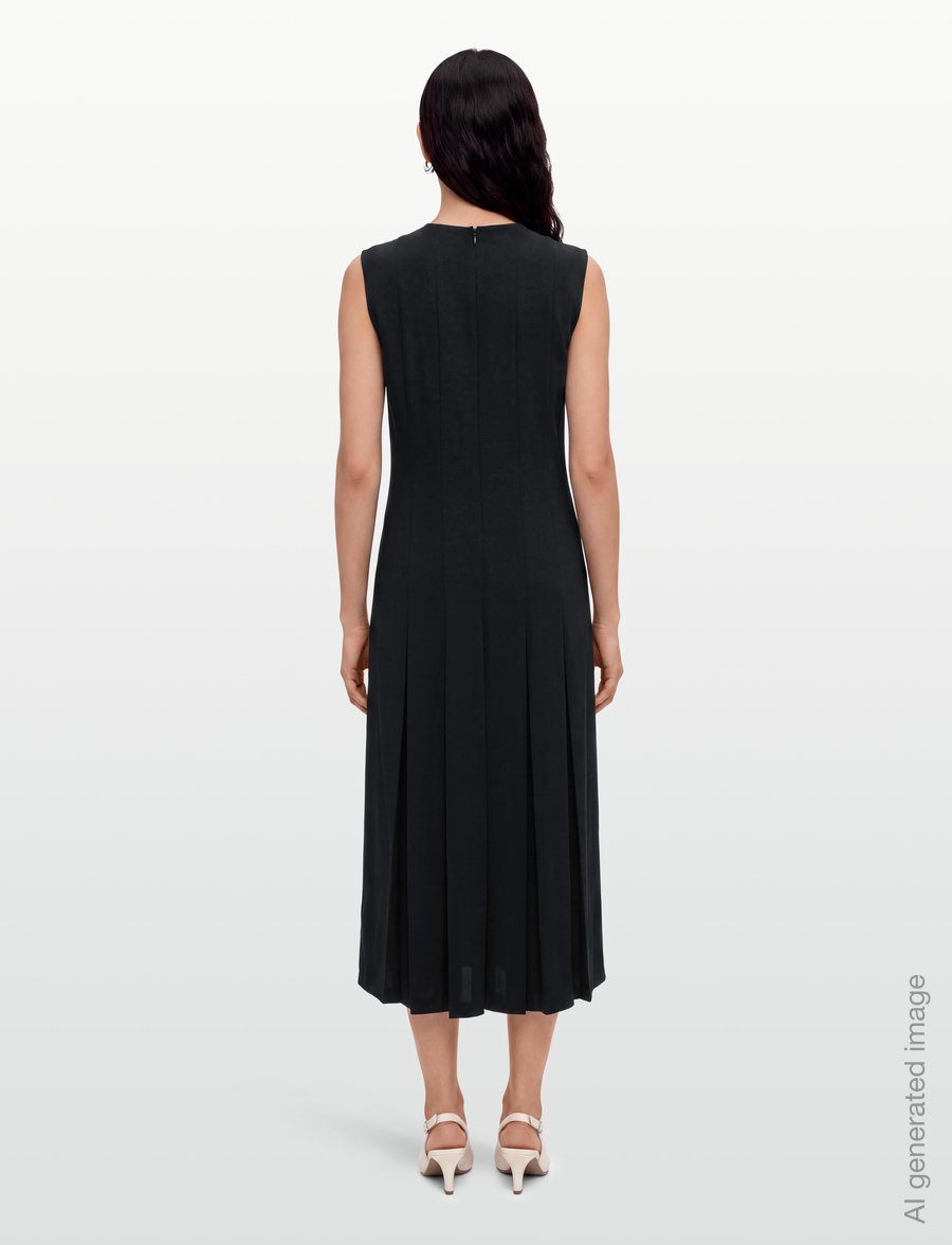 Filippa K - Pleated Dress - maxikleider - black - 4