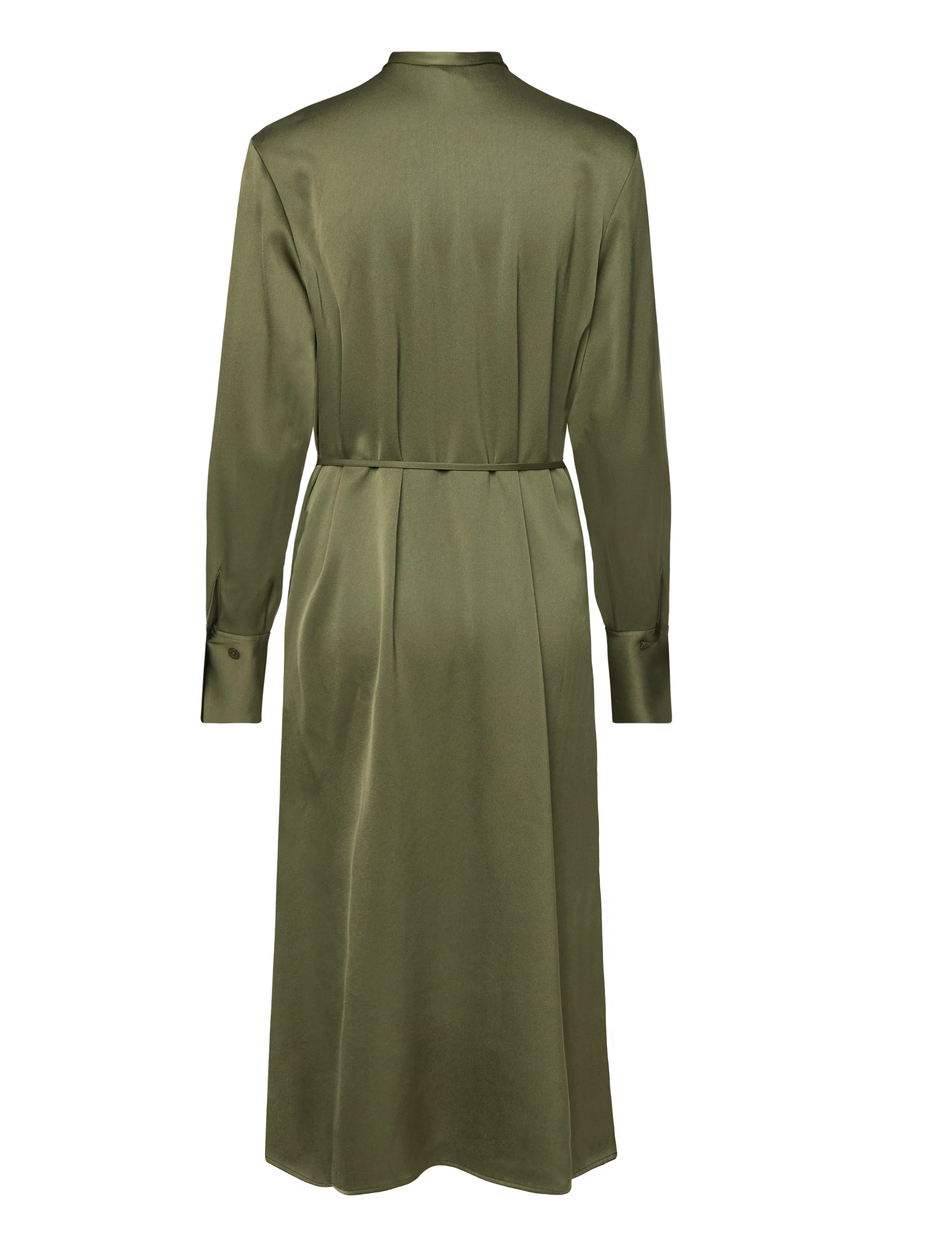 Filippa K - Half Placket Dress - shirt dresses - laurel green - 1