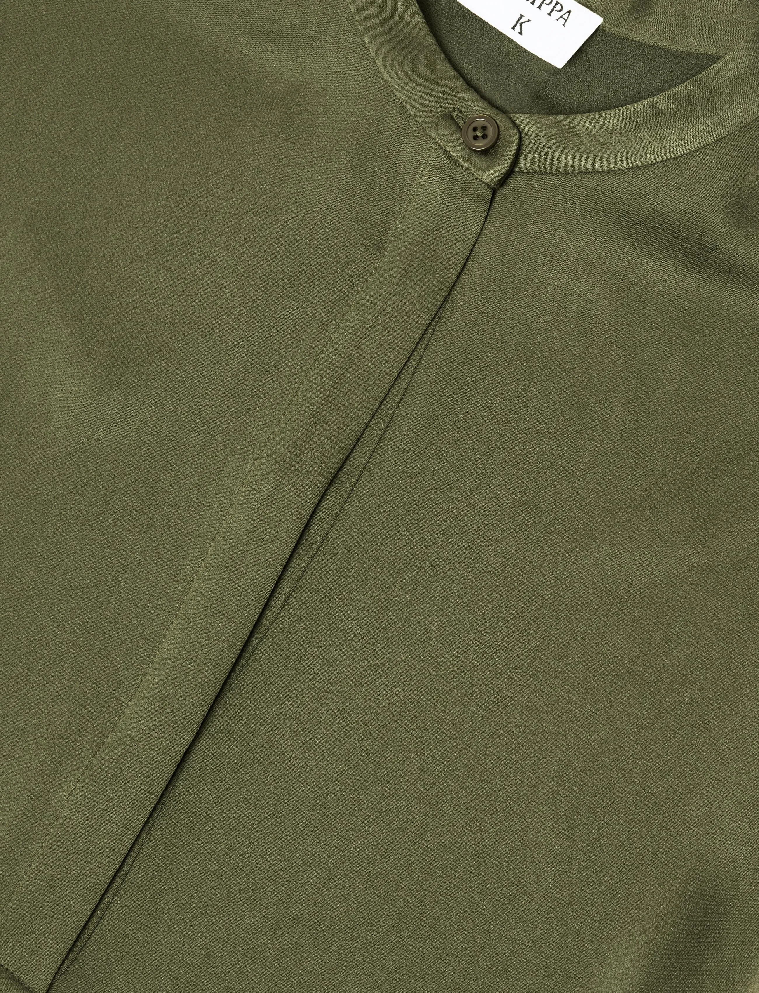 Filippa K - Half Placket Dress - shirt dresses - laurel green - 2