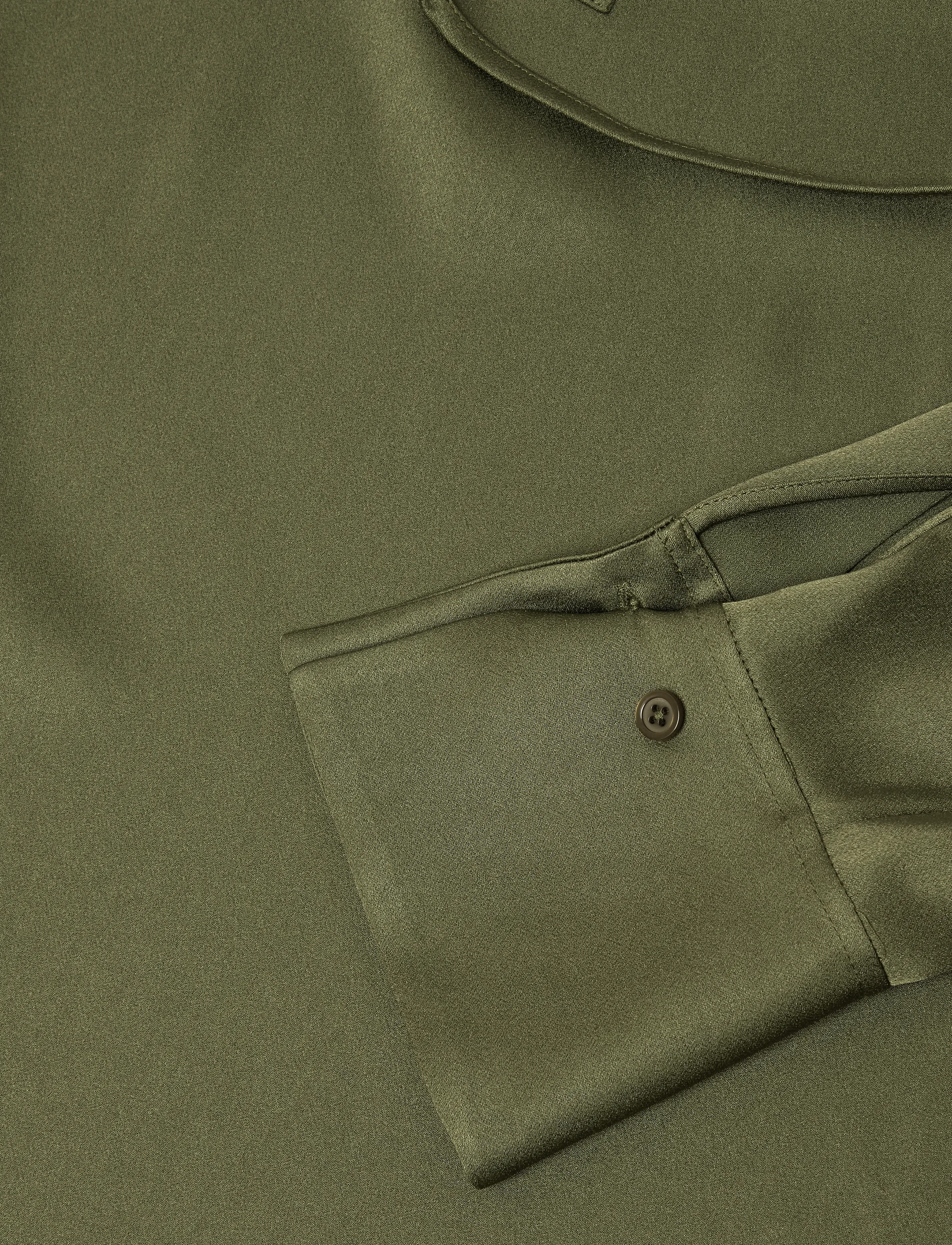 Filippa K - Half Placket Dress - shirt dresses - laurel green - 3