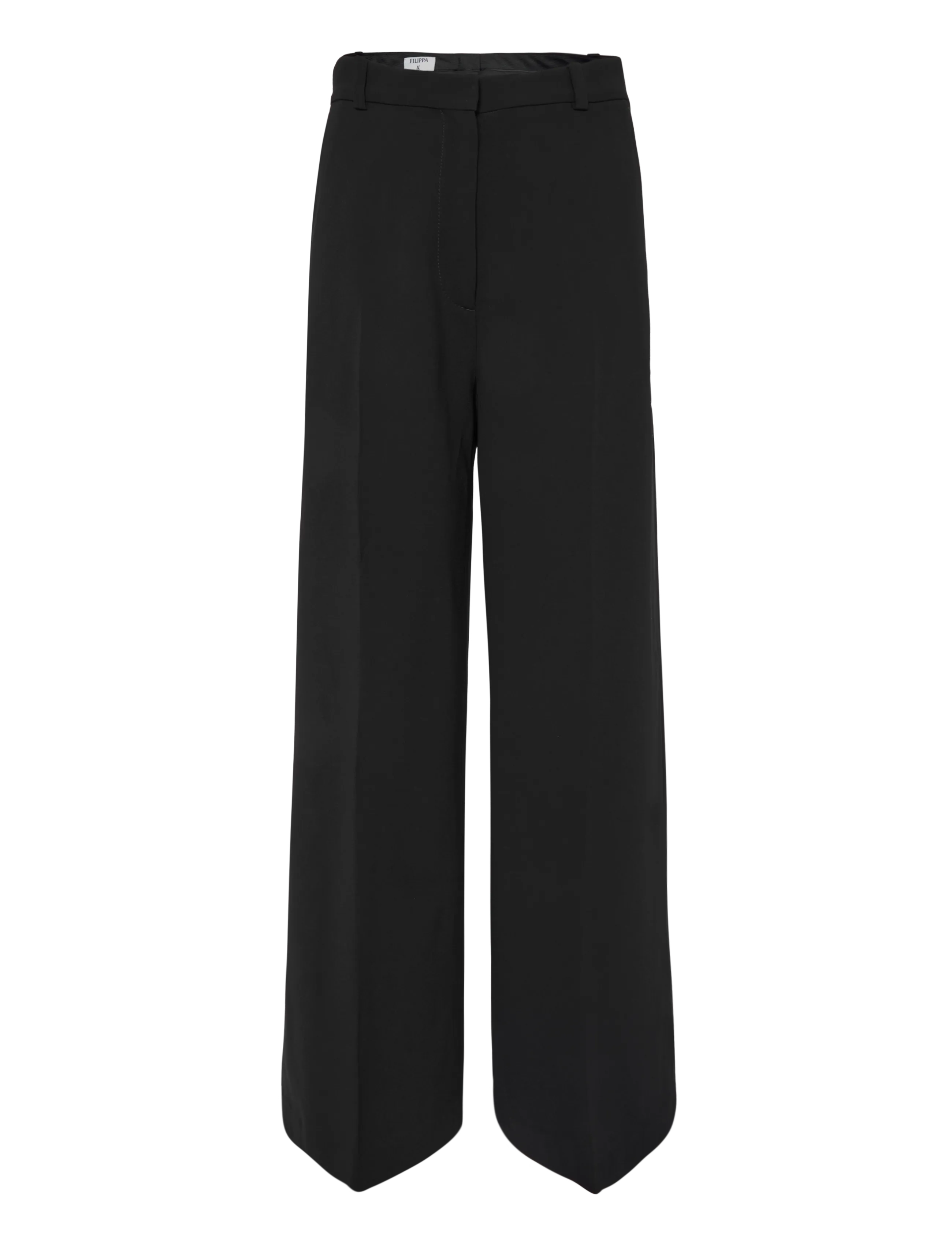Filippa K Harlow Drapey Trousers - Püksid - BLACK / black