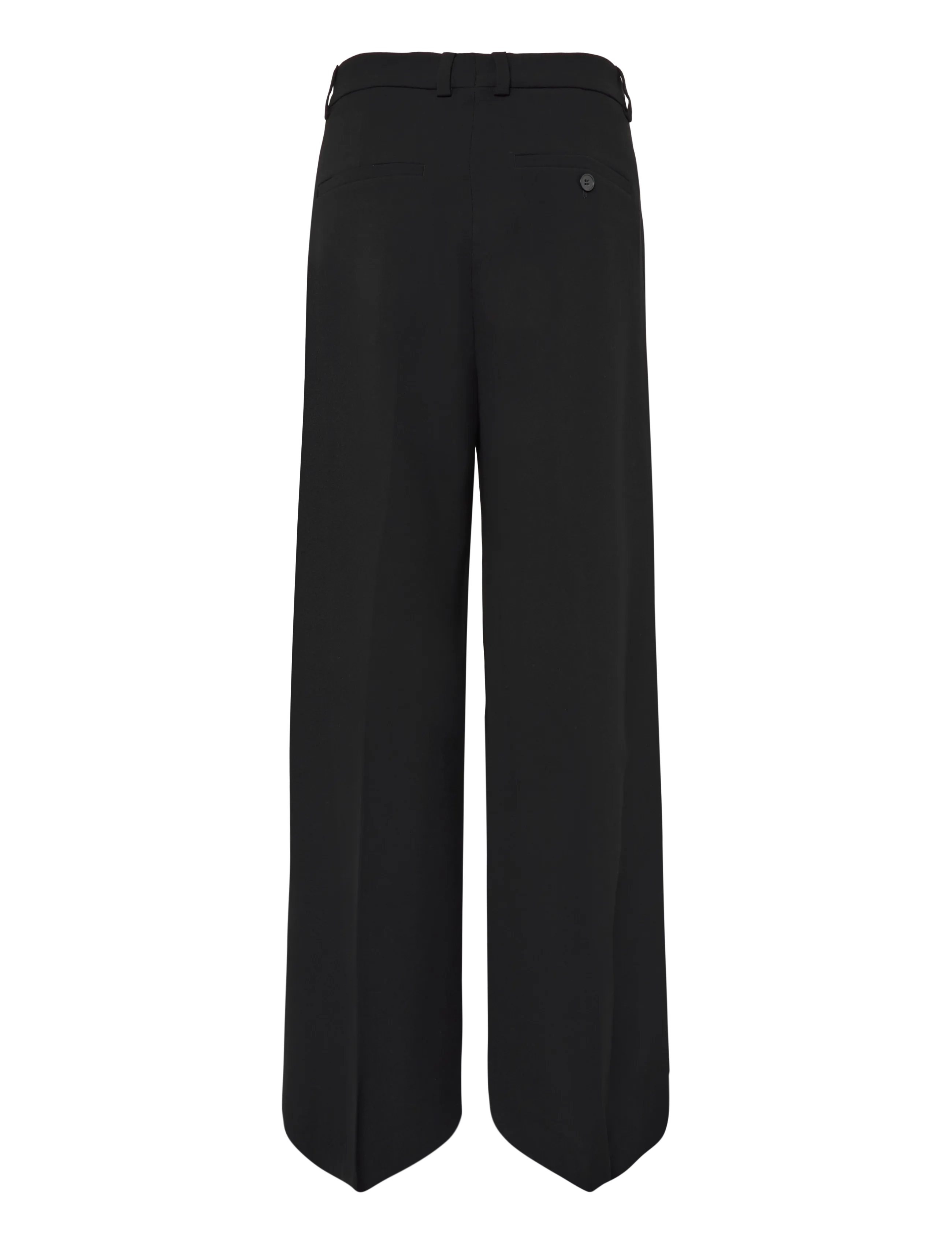 Filippa K - Harlow Drapey Trousers - laia säärega püksid - black - 1
