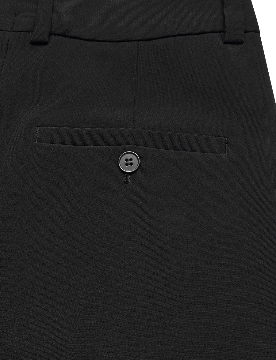 Filippa K - Harlow Drapey Trousers - laia säärega püksid - black - 2