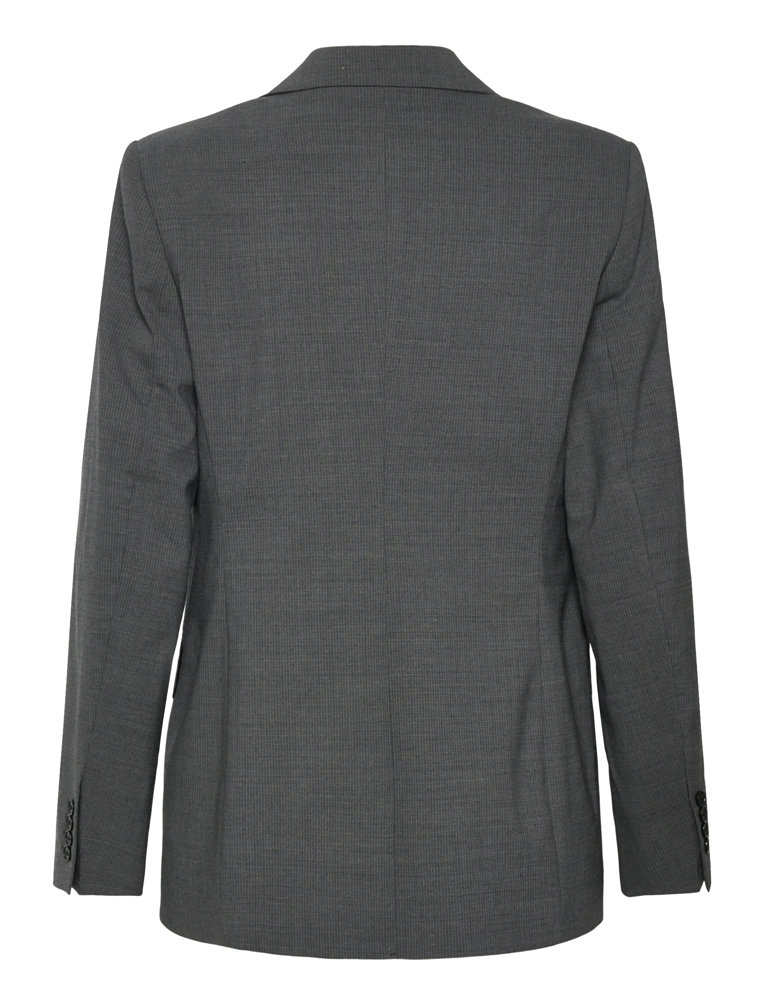 Filippa K - Delilah Pinstripe Blazer - yksiriviset bleiserit - mid grey - 1