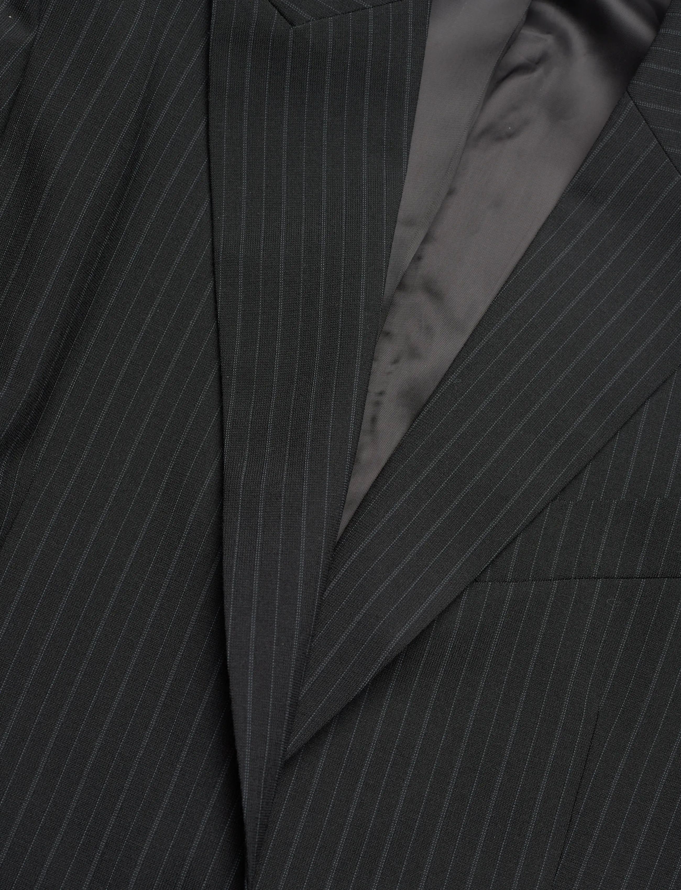 Filippa K - Sasha Pinstripe Blazer - enkeltradede blazere - black - 5