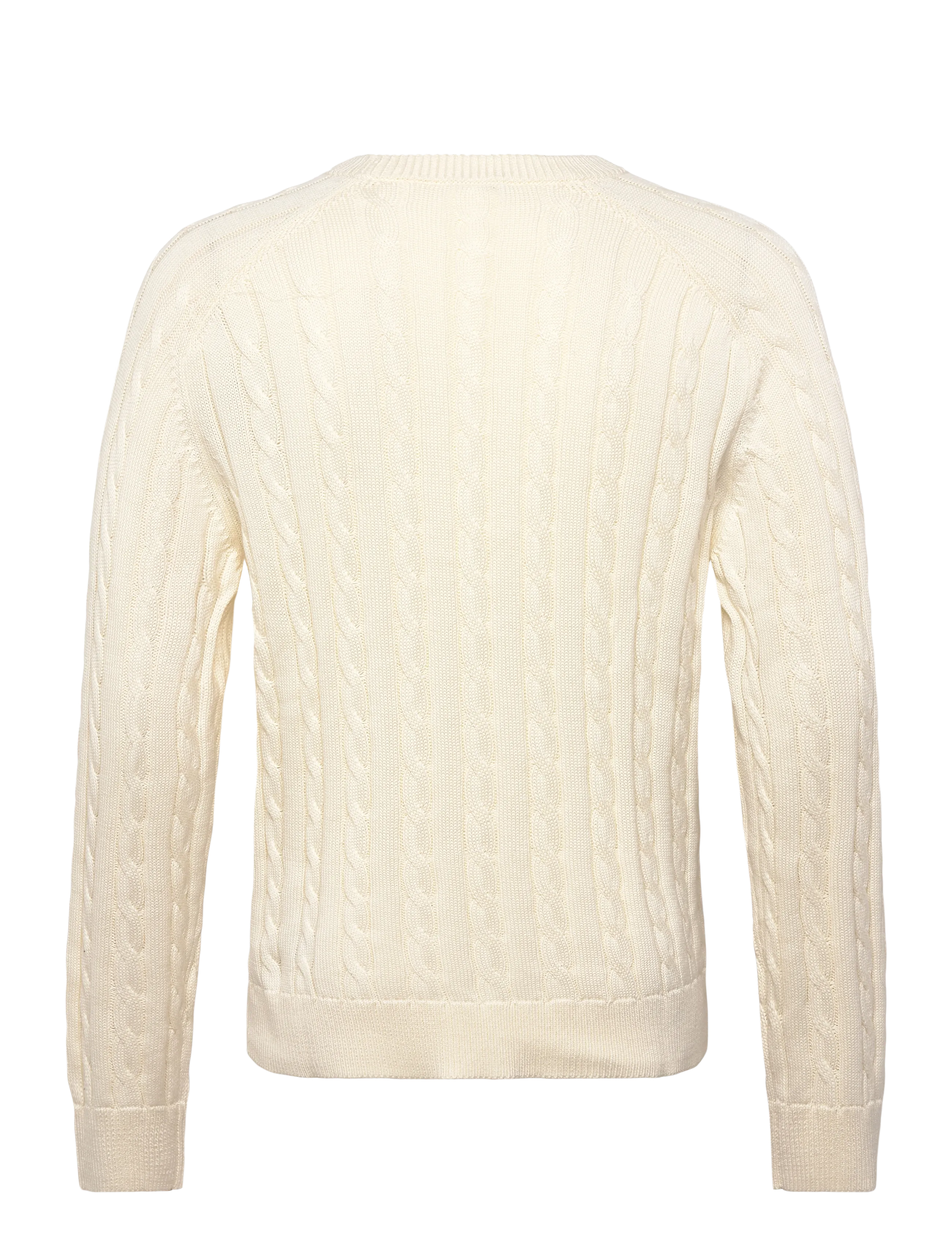 Filippa K - Braided Cotton Crewneck Sweate - rundhals - calico white - 2