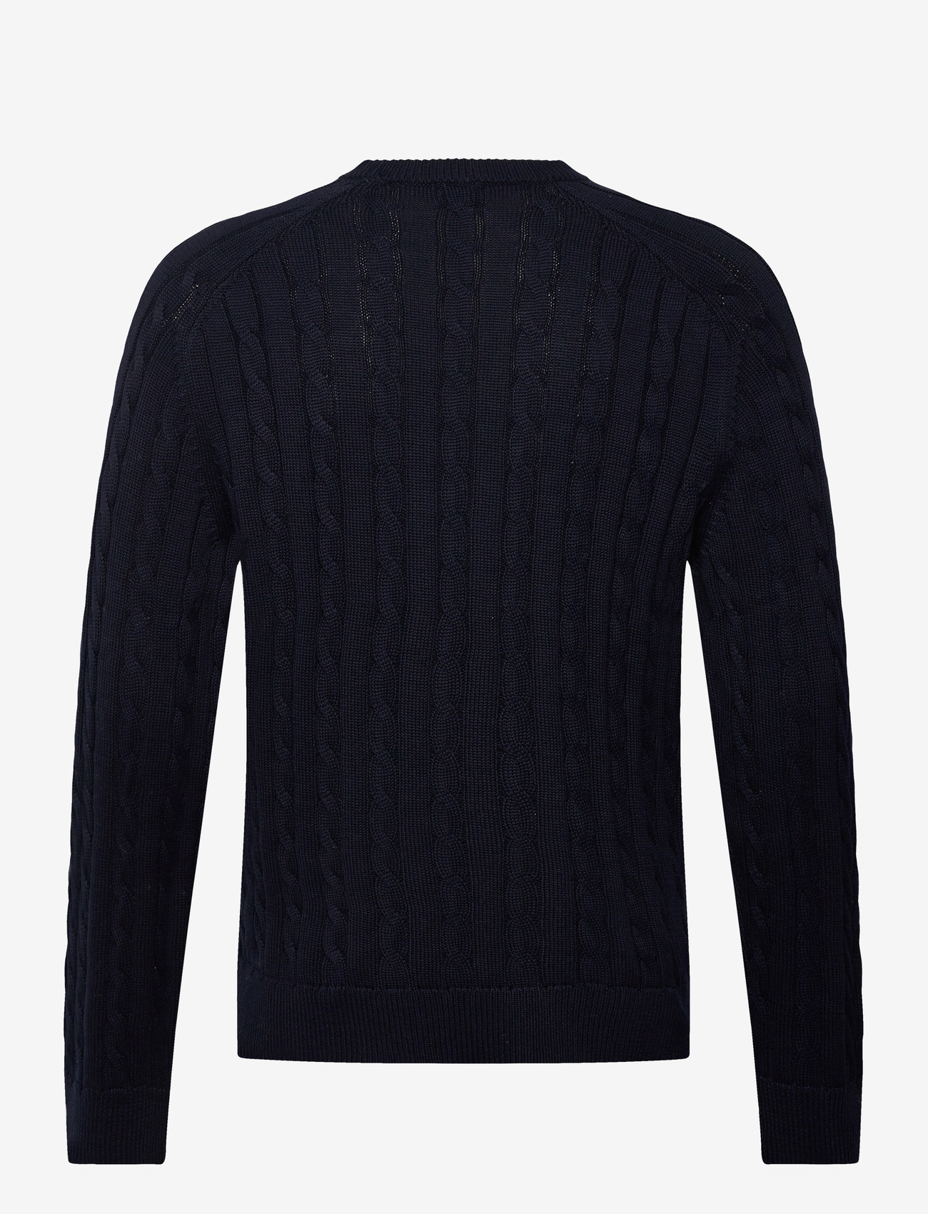 Filippa K - Braided Cotton Crewneck Sweate - rundhals - navy - 1