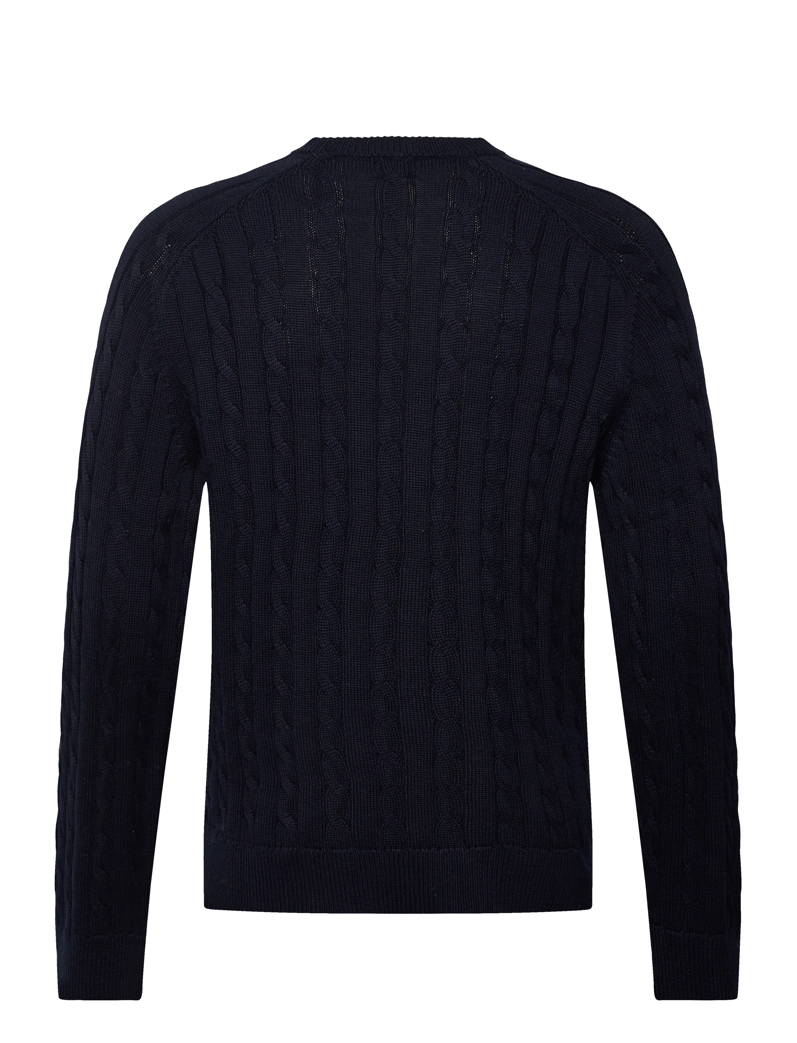 Filippa K - Braided Cotton Crewneck Sweate - rundhalsad - navy - 2