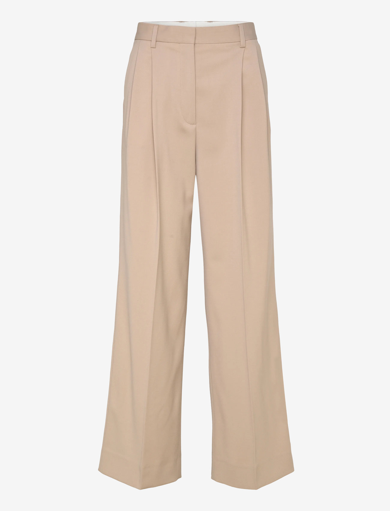 Filippa K - Darcey Wool Trousers - habitbukser - cream beige - 0