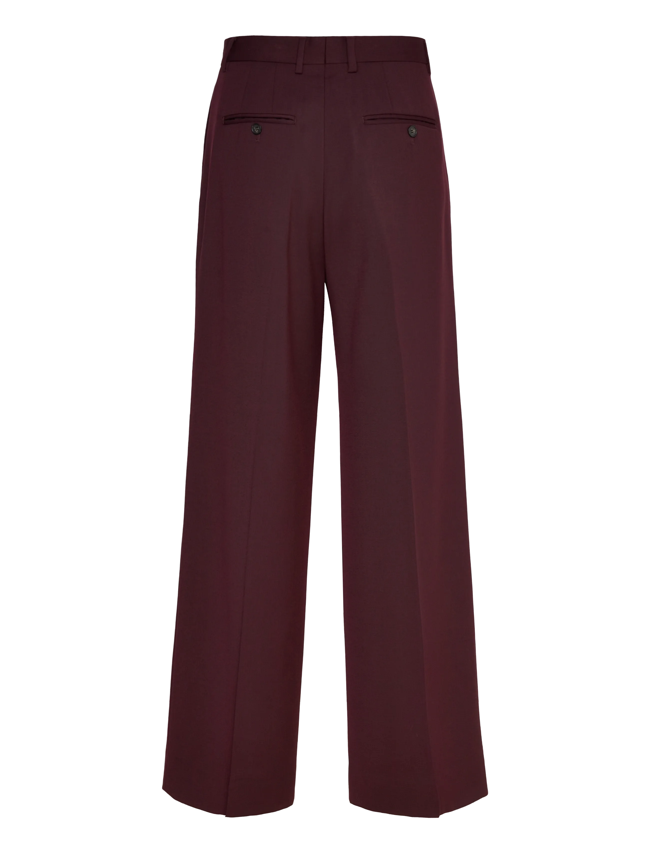 Filippa K - Darcey Wool Trousers - kostymbyxor - dark burgundy - 1