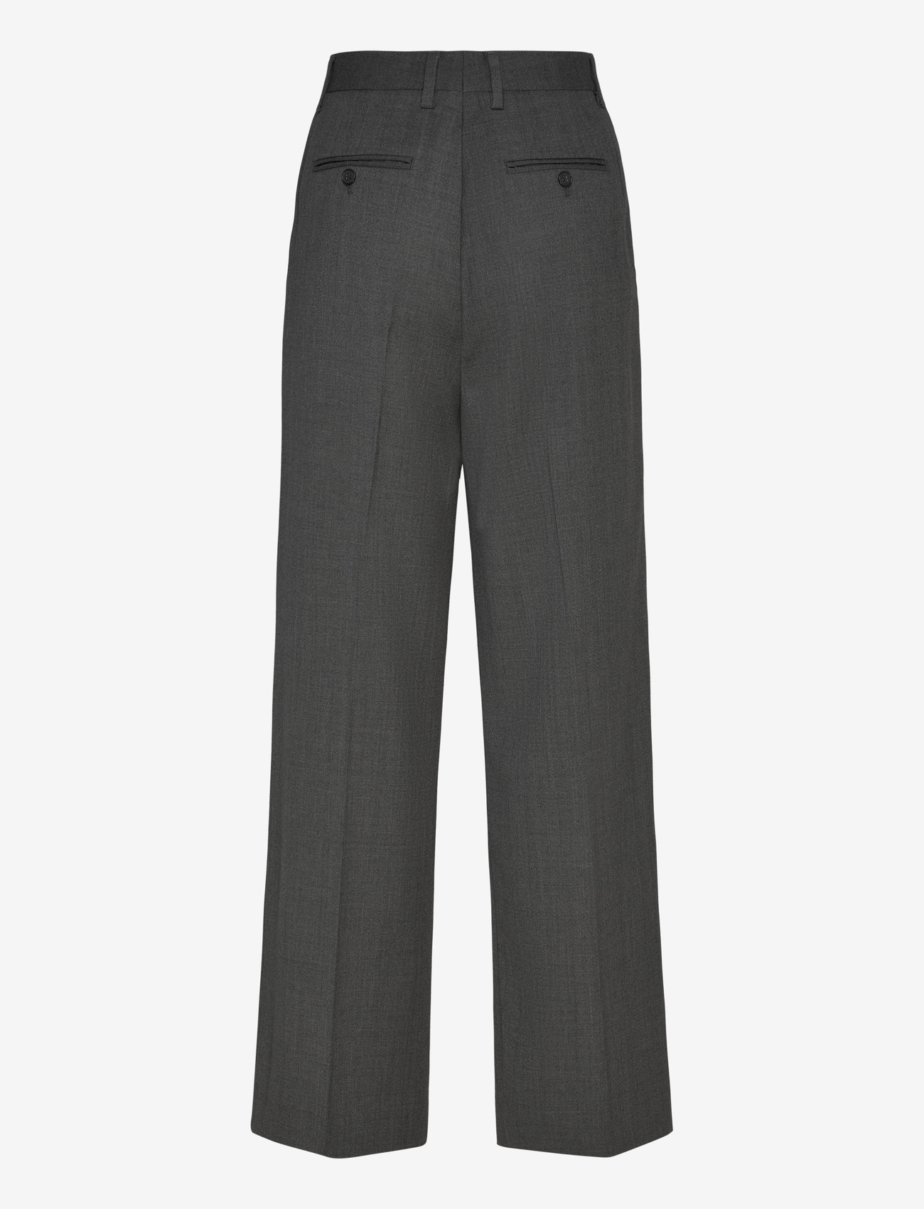 Filippa K - Darcey Wool Trousers - habitbukser - dark grey melange - 1