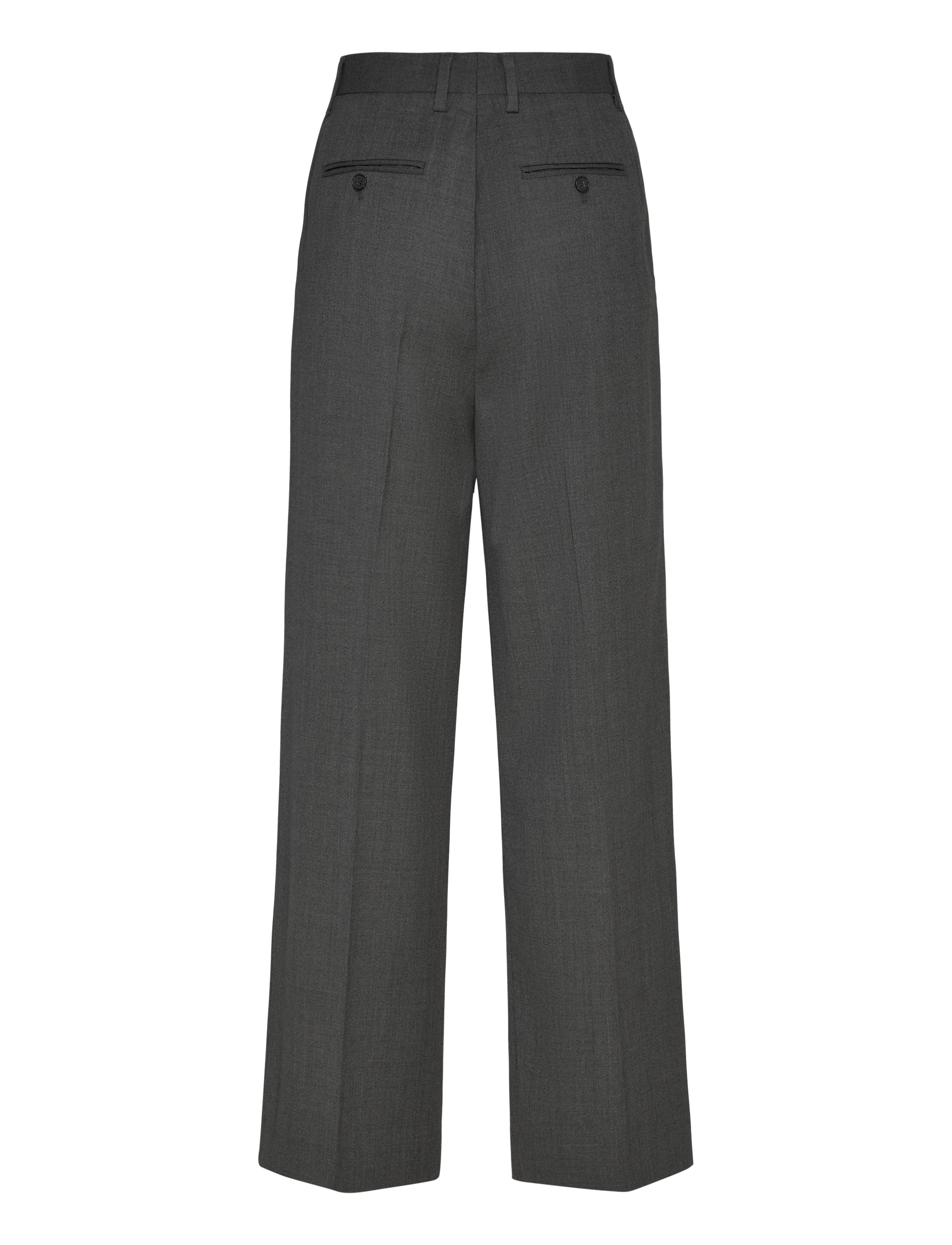 Filippa K - Darcey Wool Trousers - tailored trousers - dark grey melange - 2