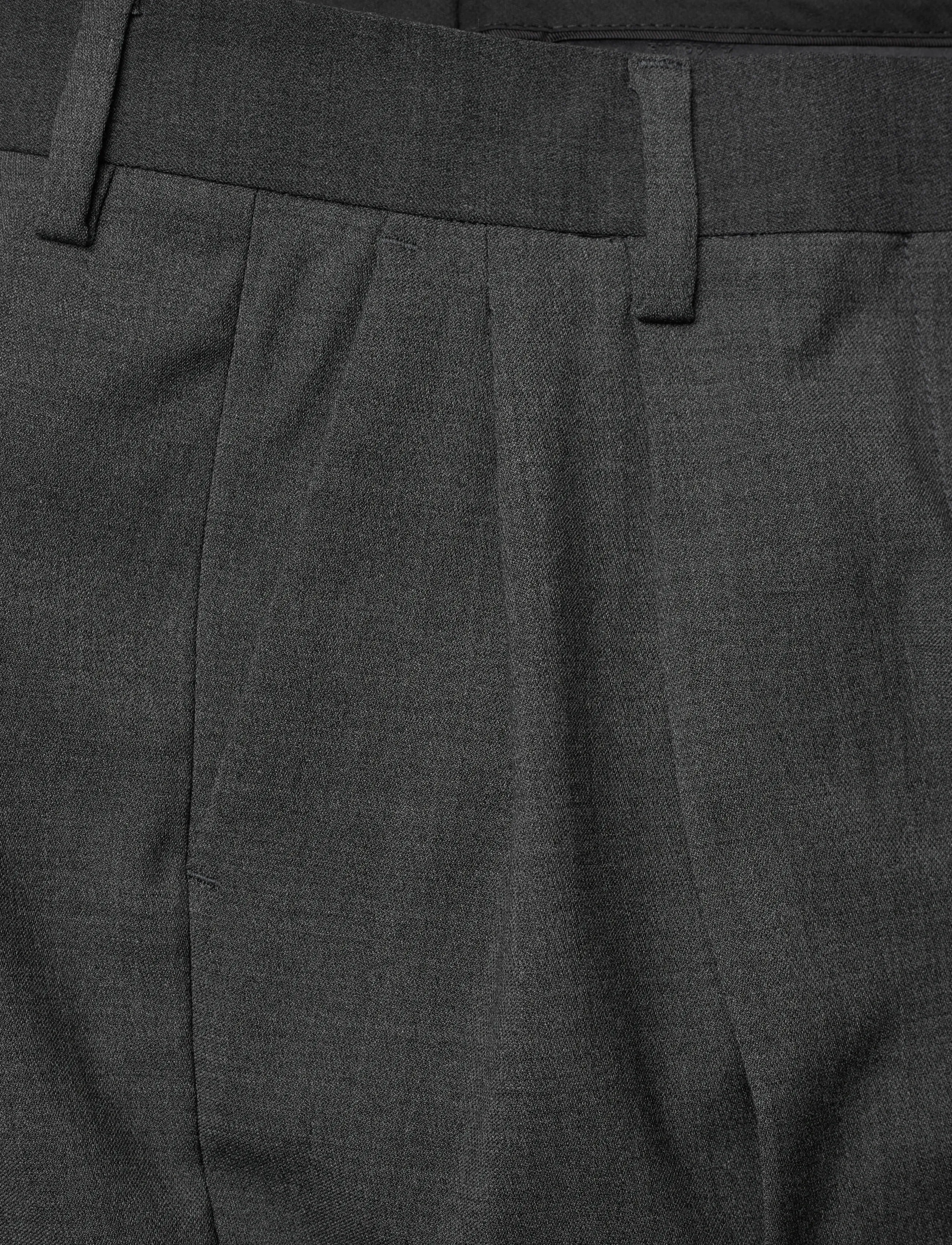 Filippa K - Darcey Wool Trousers - tailored trousers - dark grey melange - 5