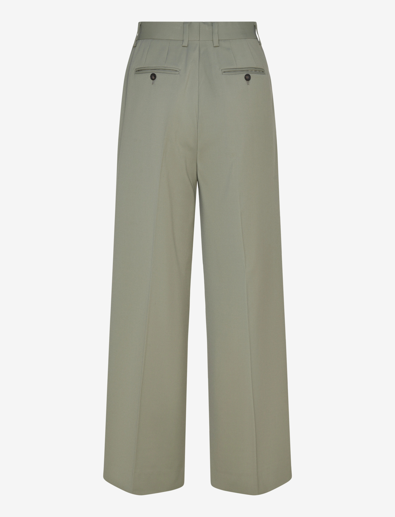 Filippa K - Darcey Wool Trousers - pidulikud püksid - light green - 1