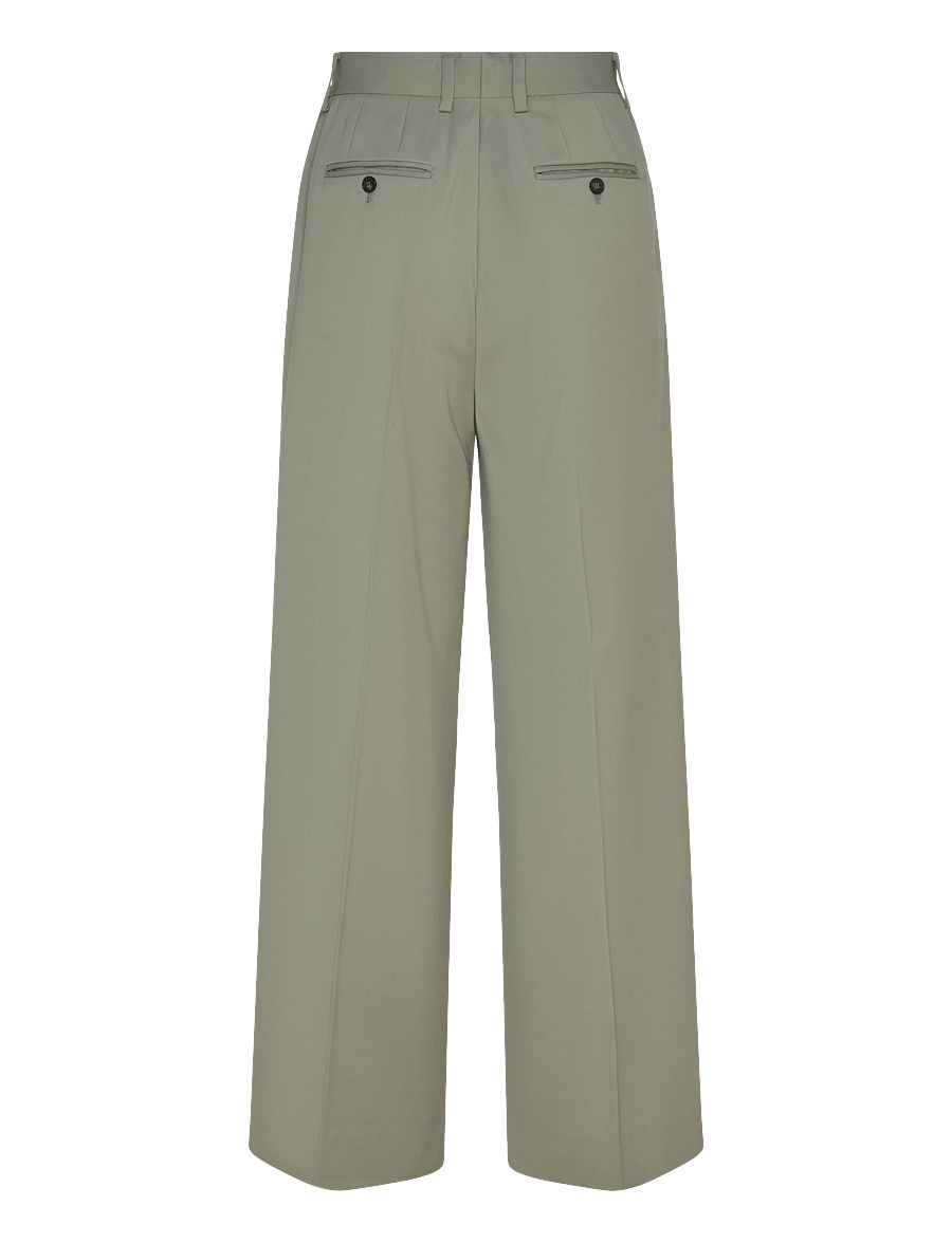 Filippa K - Darcey Wool Trousers - puvunhousut - light green - 2