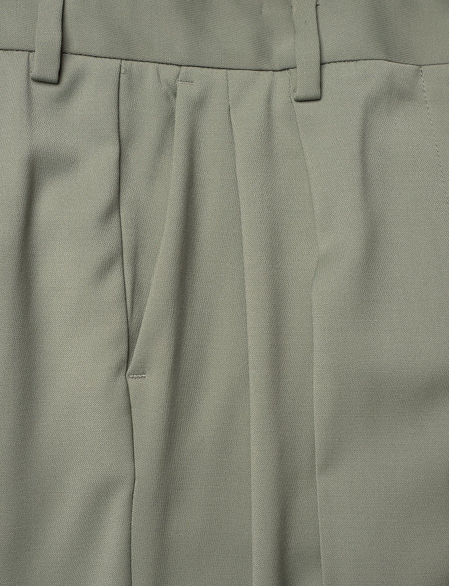 Filippa K - Darcey Wool Trousers - puvunhousut - light green - 5