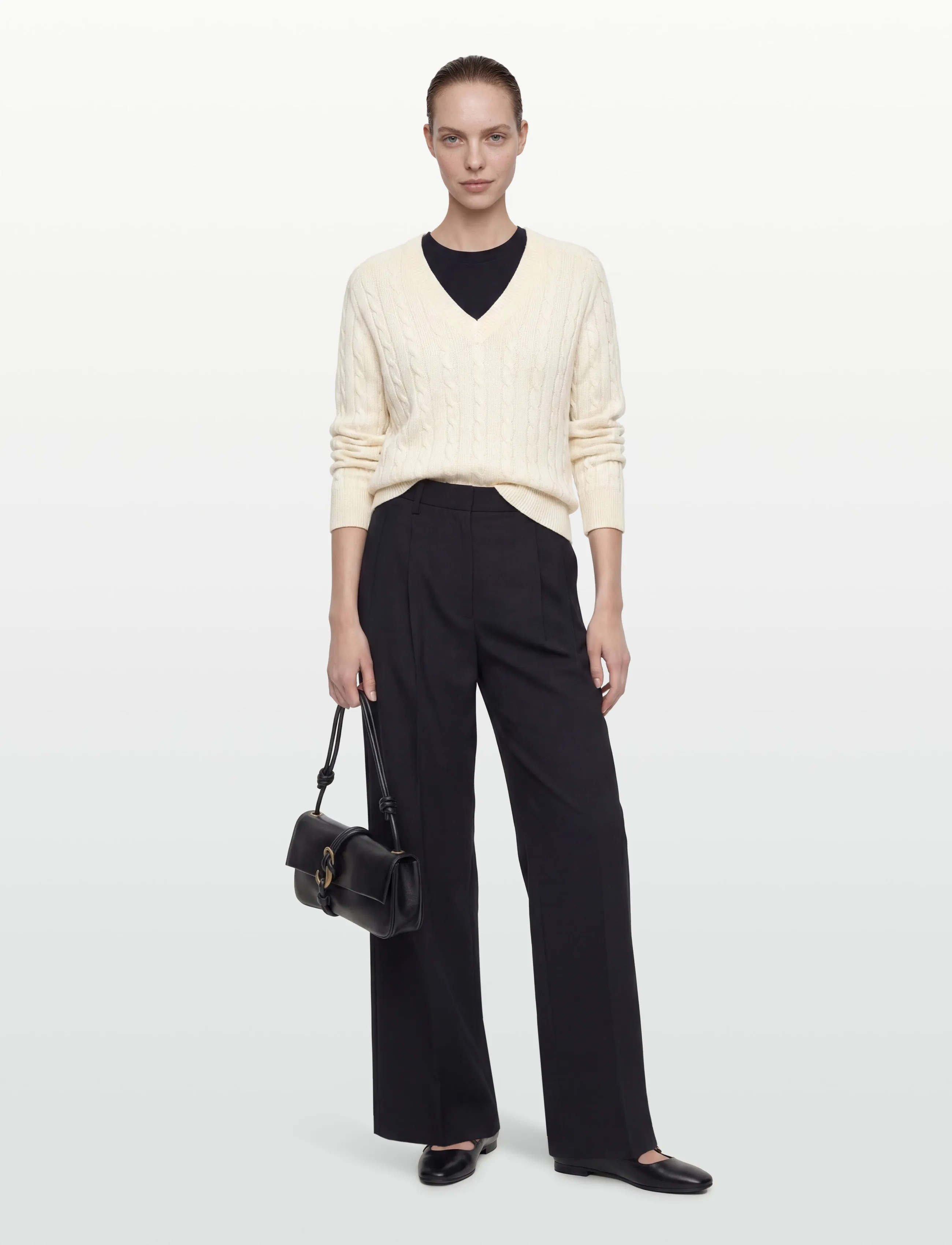Filippa K Darcey Wool Trousers - Riided - NAVY / navy