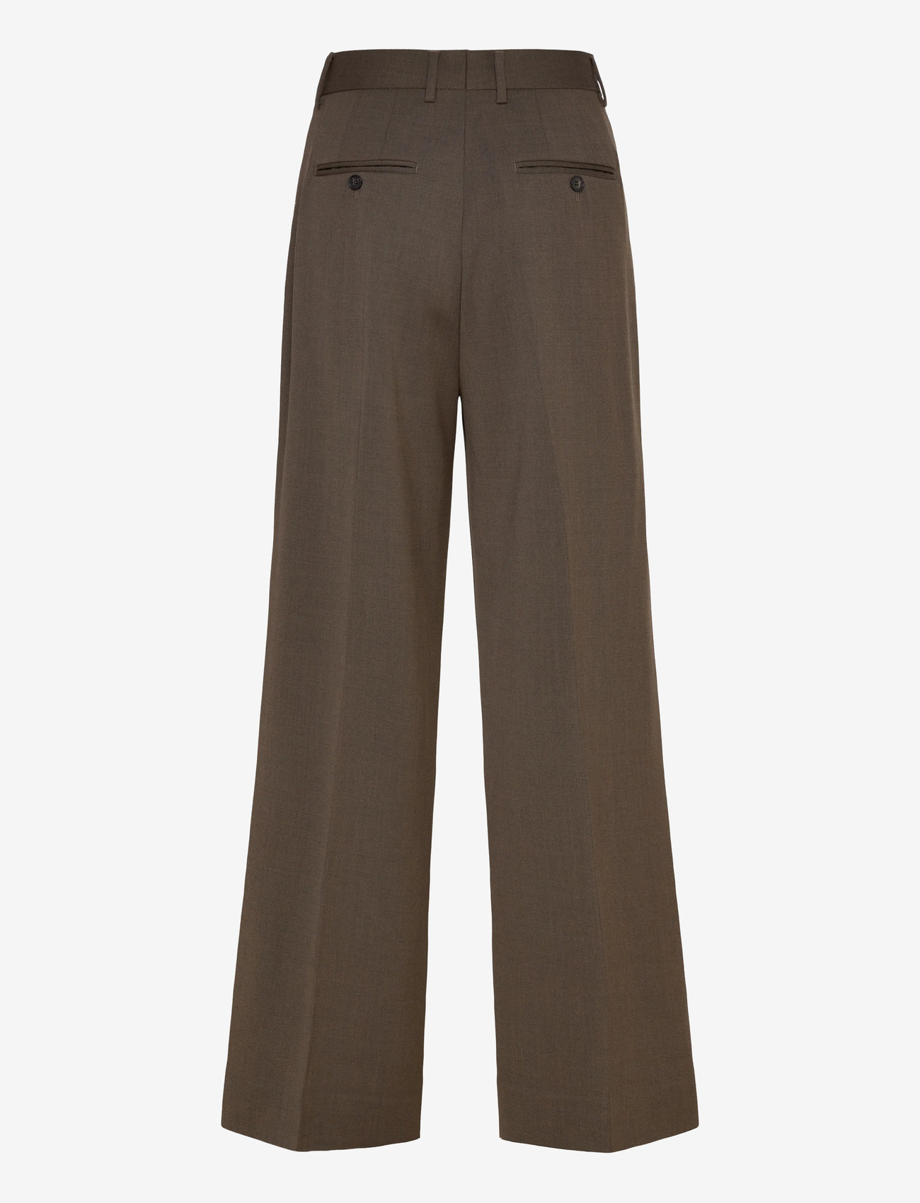 Filippa K - Darcey Wool Trousers - habitbukser - walnut brown - 1