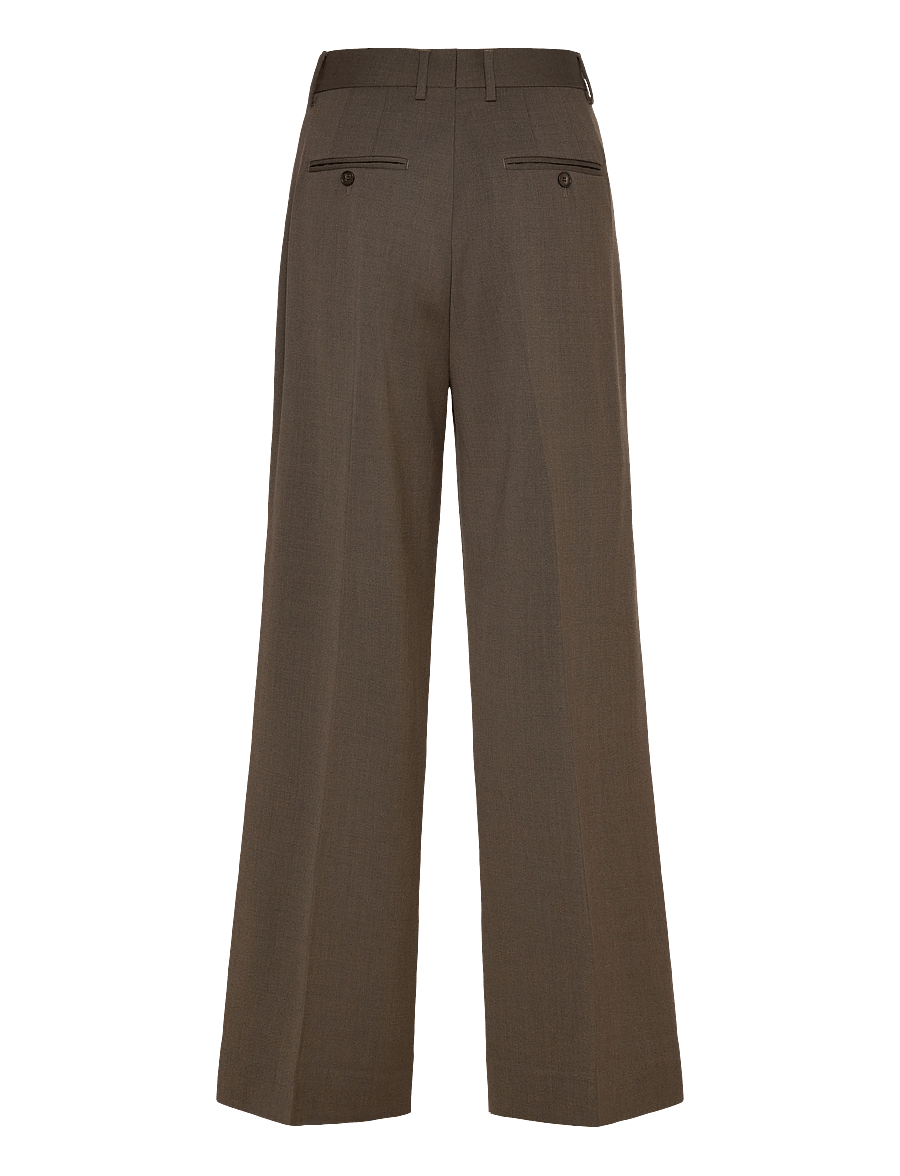 Filippa K - Darcey Wool Trousers - anzugshosen - walnut brown - 1