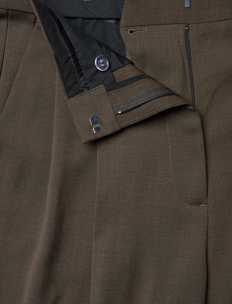 Filippa K - Darcey Wool Trousers - anzugshosen - walnut brown - 3