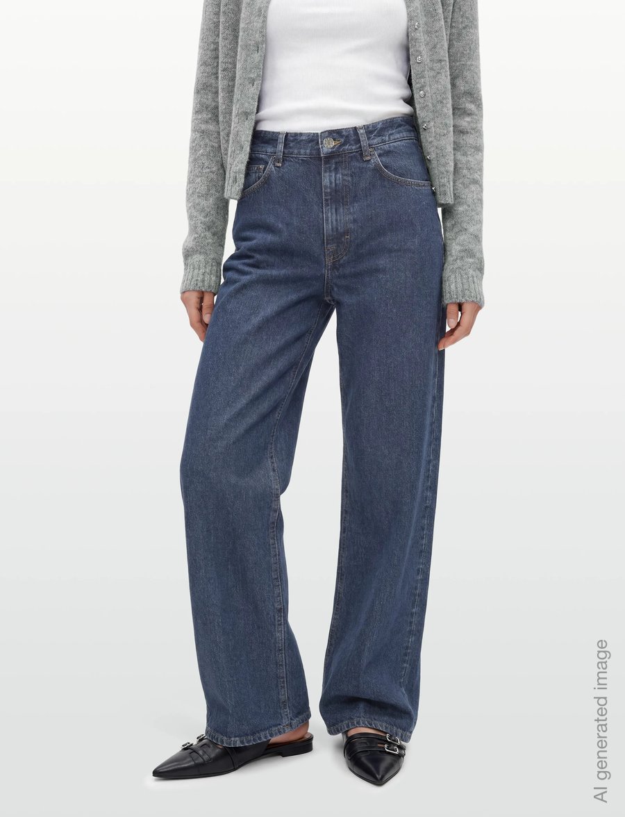 Filippa K - Wide Leg Jeans - hosen mit weitem bein - washed mid blue - 3