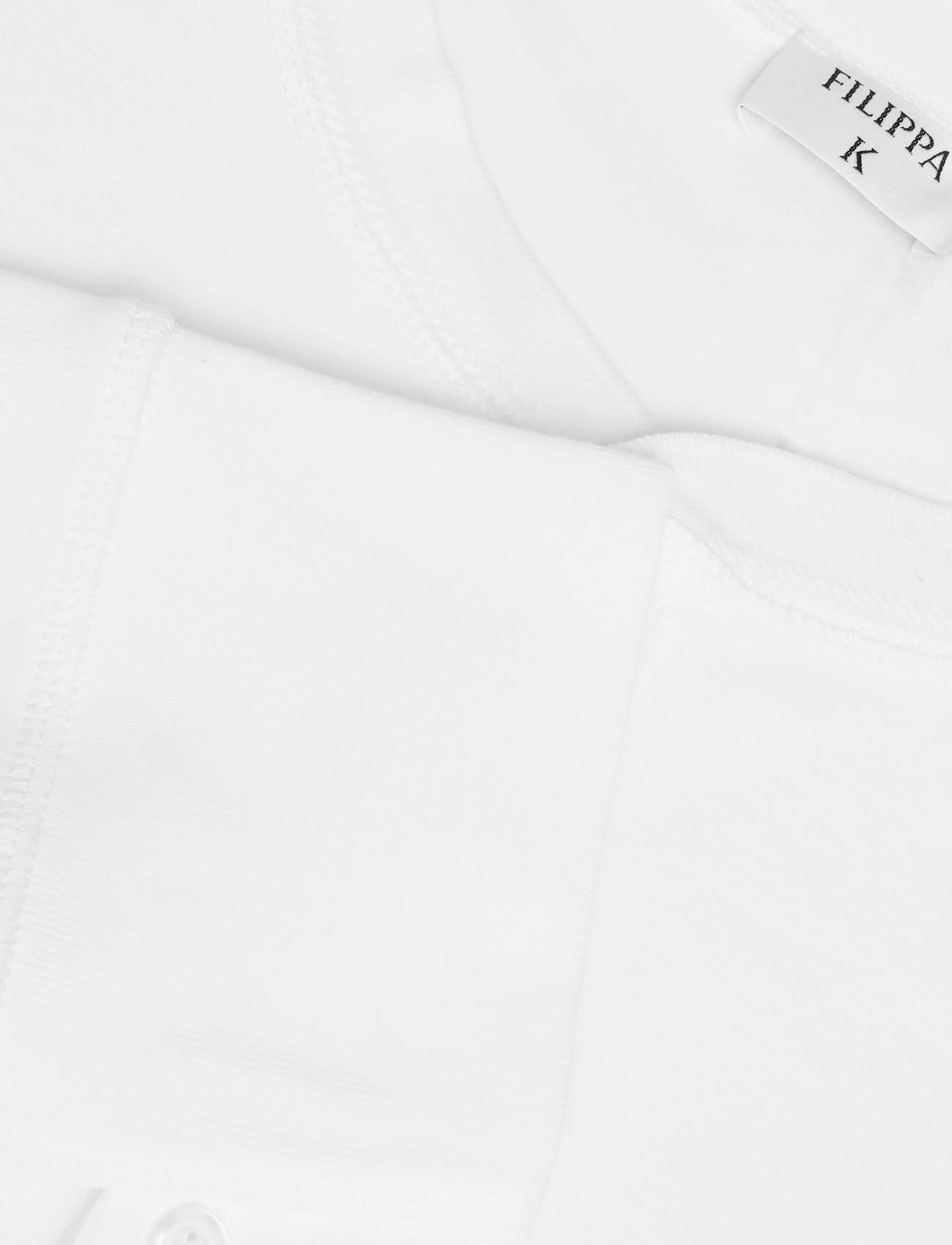 Filippa K - Cotton Rib Henley - white - 2