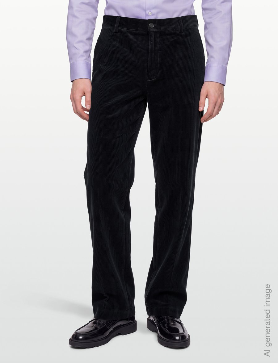 Filippa K - Hector Corduroy Trousers - casual trousers - dark navy - 3