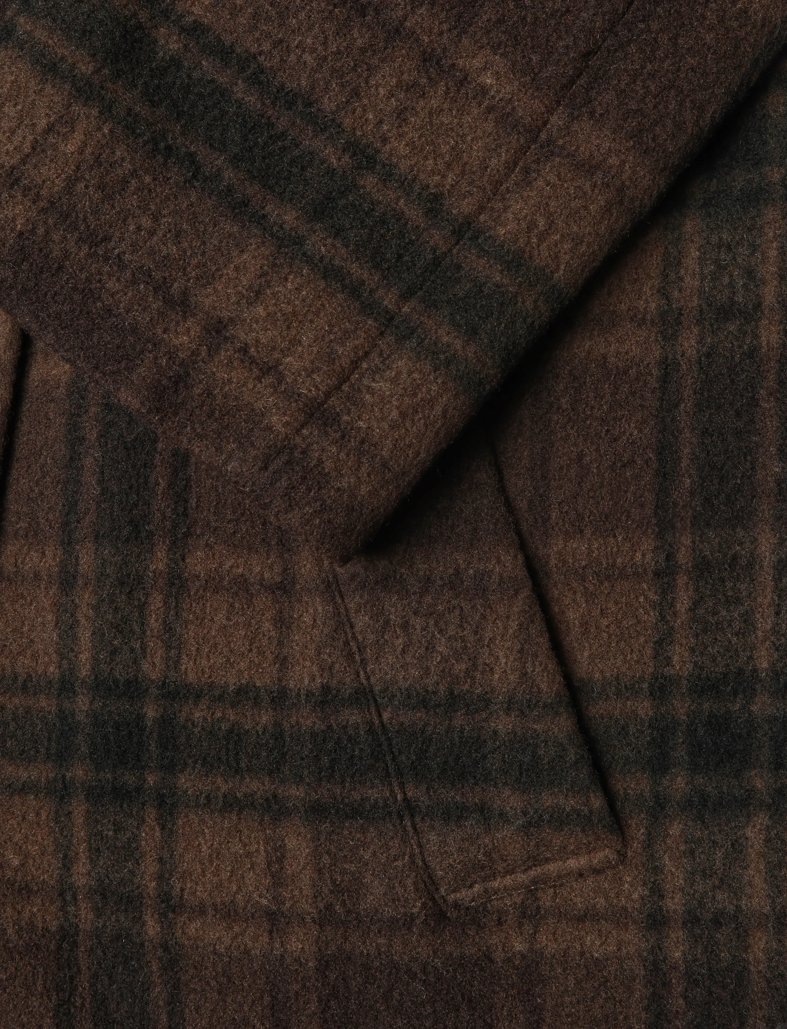 Filippa K - Vanessa Vented Check Coat - winterjacken - brown check - 3