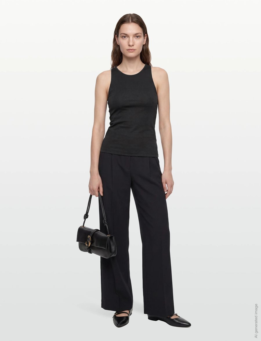 Filippa K - Racerback Tank - t-shirty & zopy - black - 0