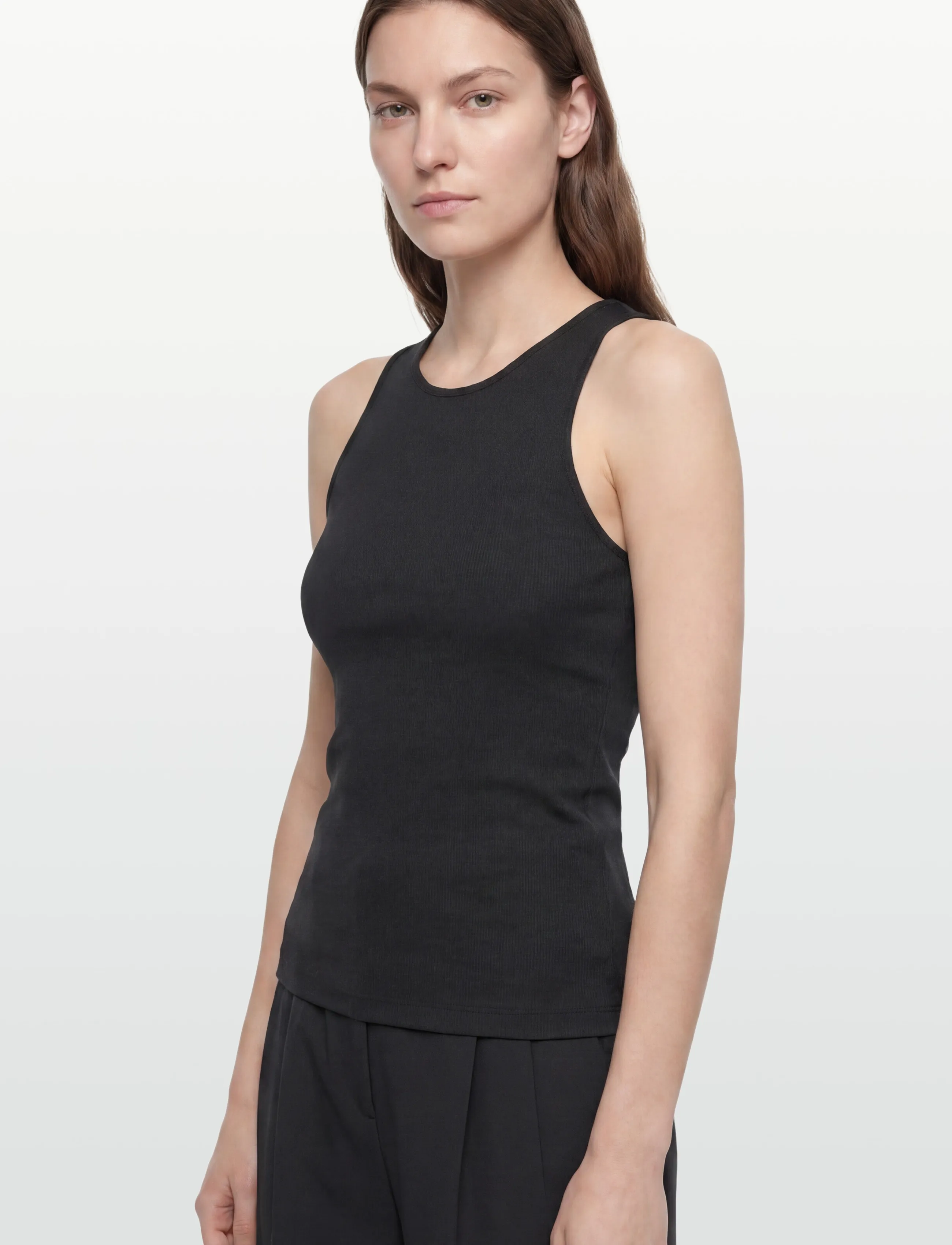 Filippa K - Racerback Tank - varrukateta alussärgid - black - 3