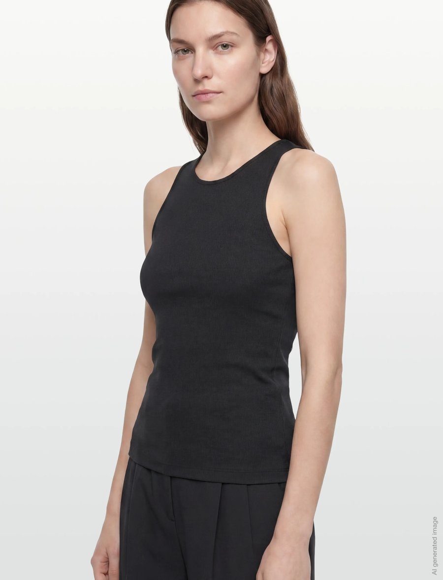 Filippa K - Racerback Tank - t-shirty & zopy - black - 3