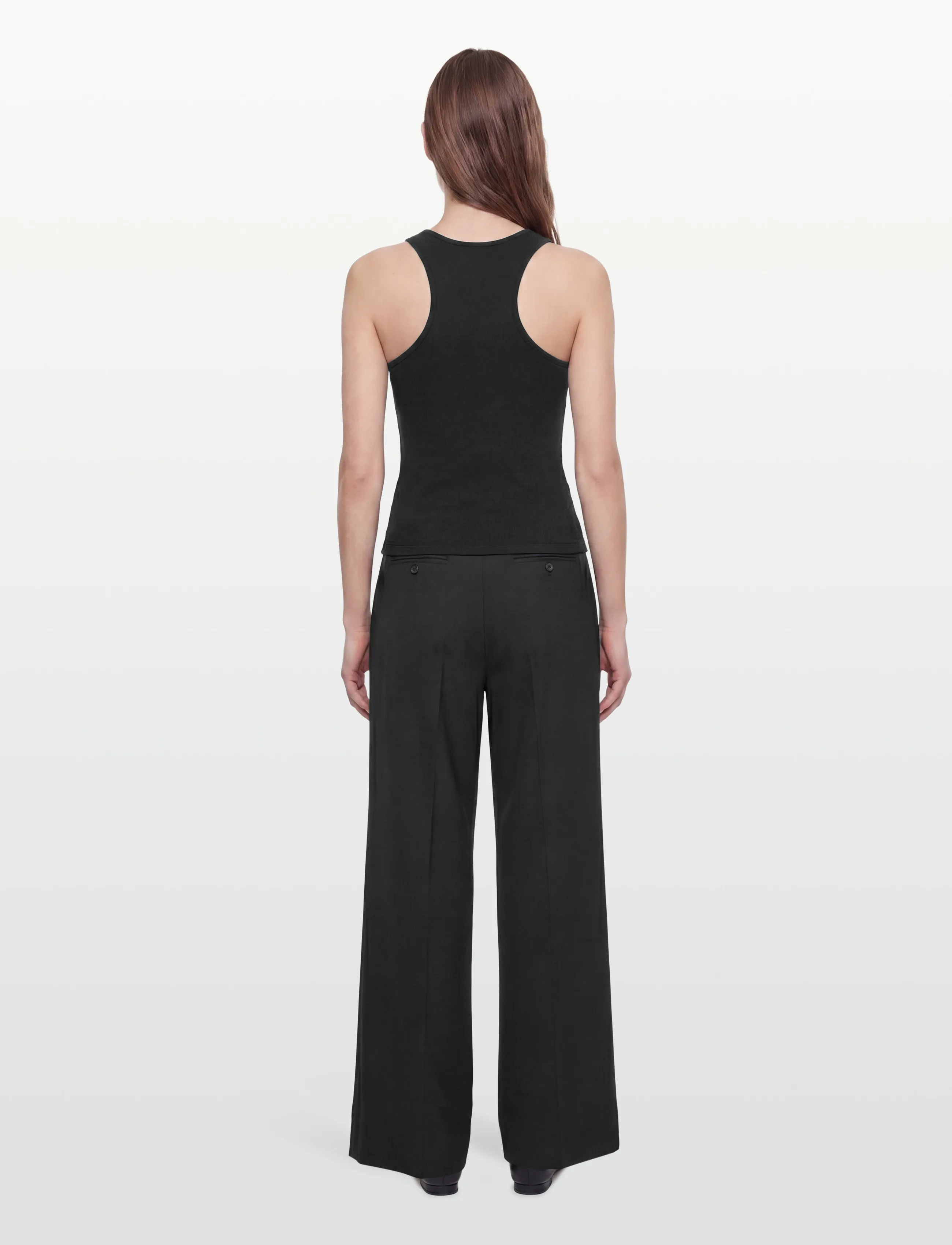 Filippa K - Racerback Tank - varrukateta alussärgid - black - 4