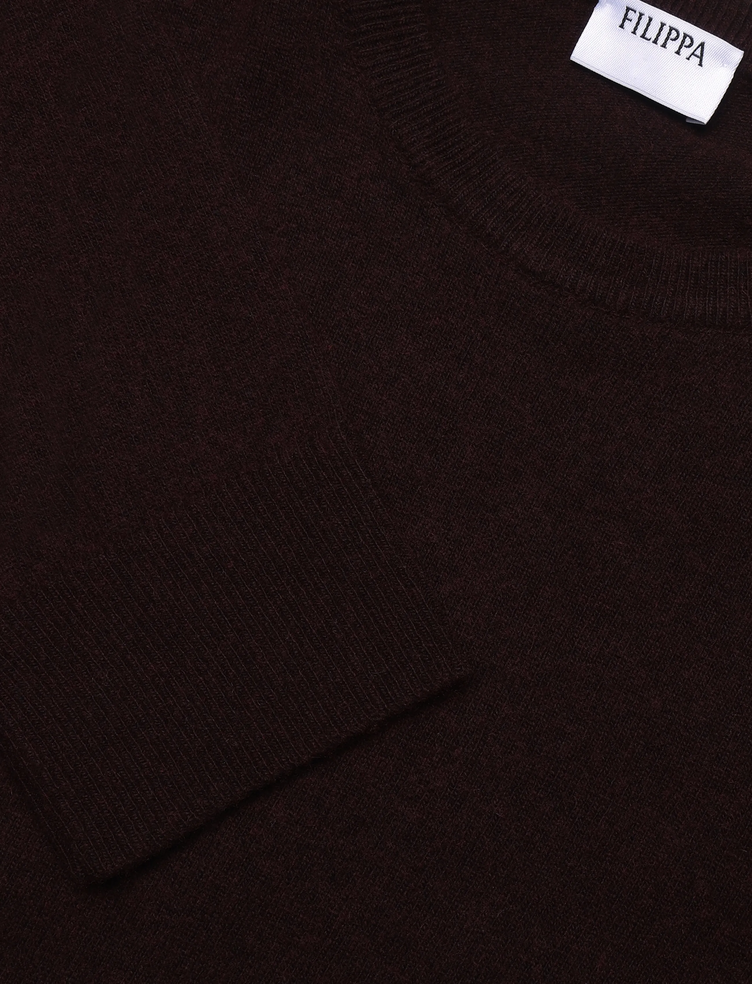 Filippa K - Soft Wool Crewneck Sweater - pullover - dark burgundy - 2