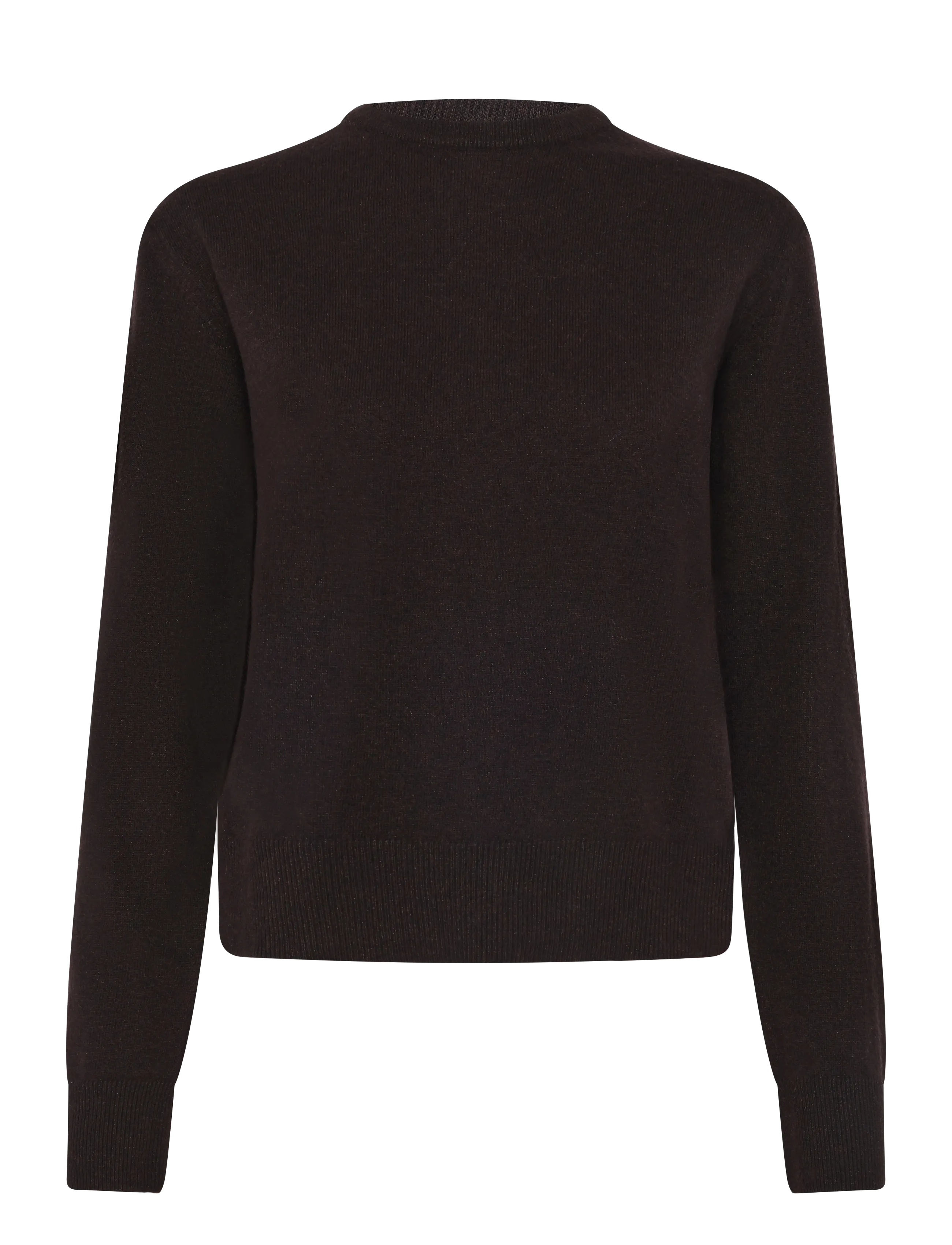 Filippa K Soft Wool Crewneck Sweater - Kleidung - DARK CHOCOLATE / brown