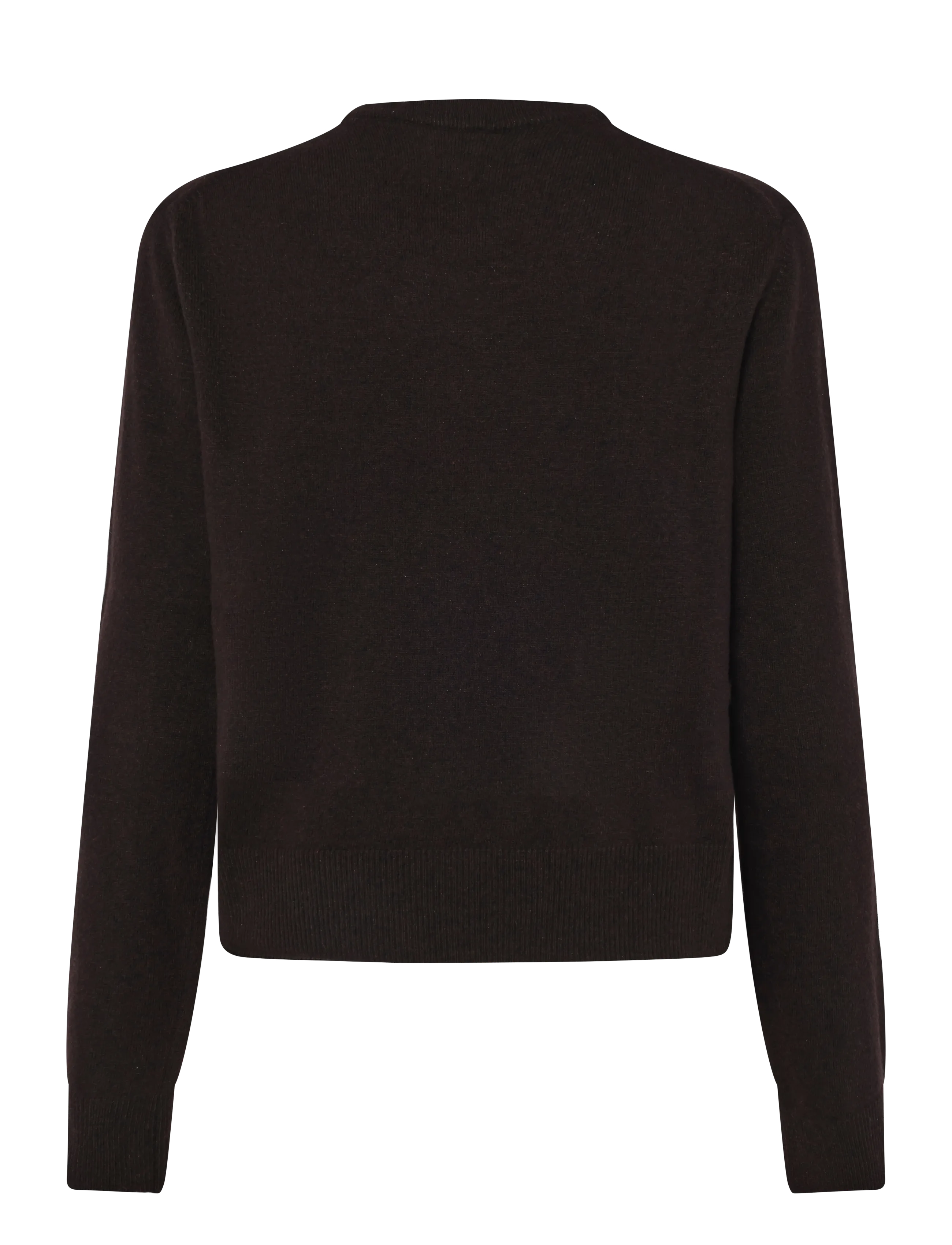 Filippa K - Soft Wool Crewneck Sweater - dark chocolate - 1