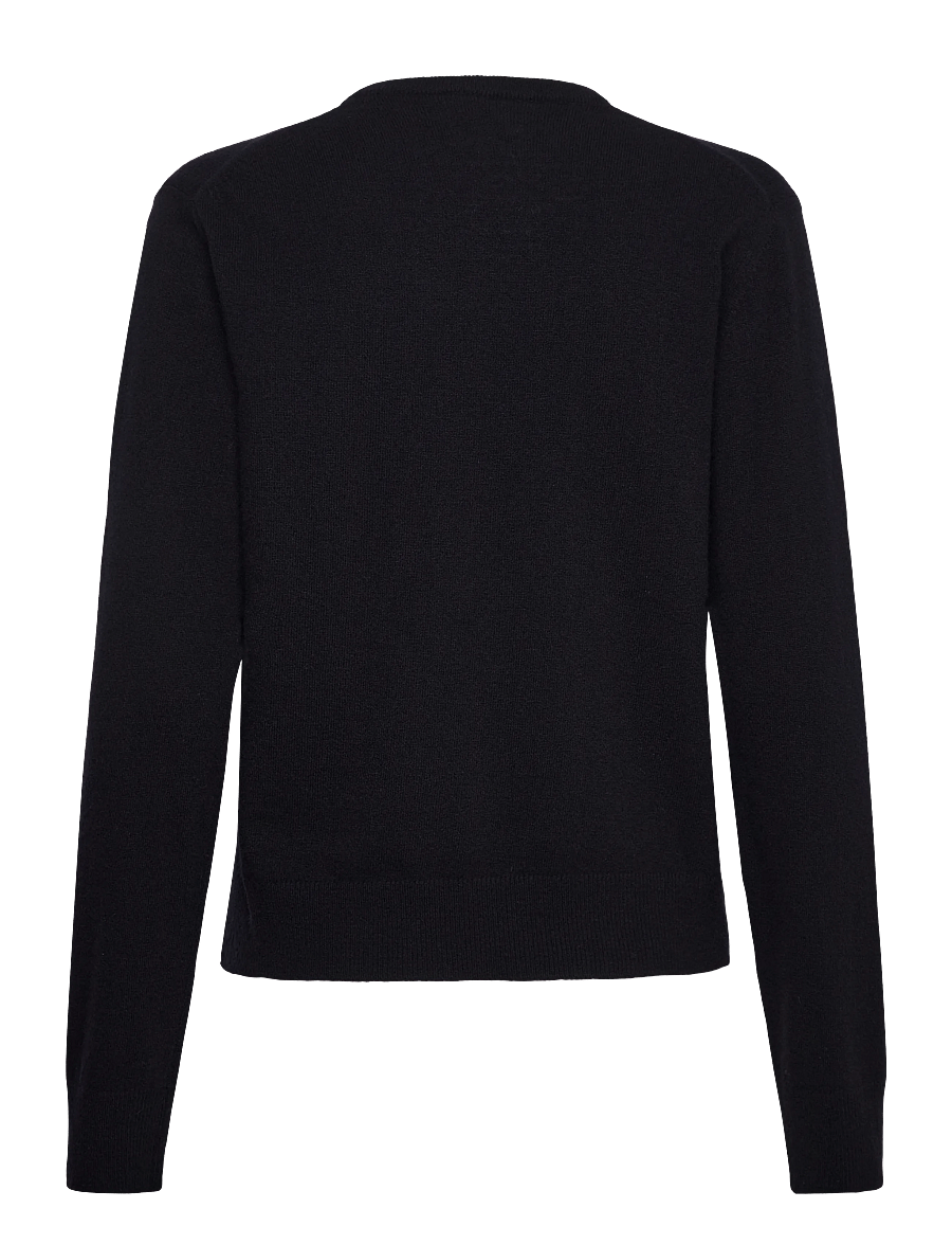 Filippa K - Soft Wool Crewneck Sweater - striktrøjer - navy - 1