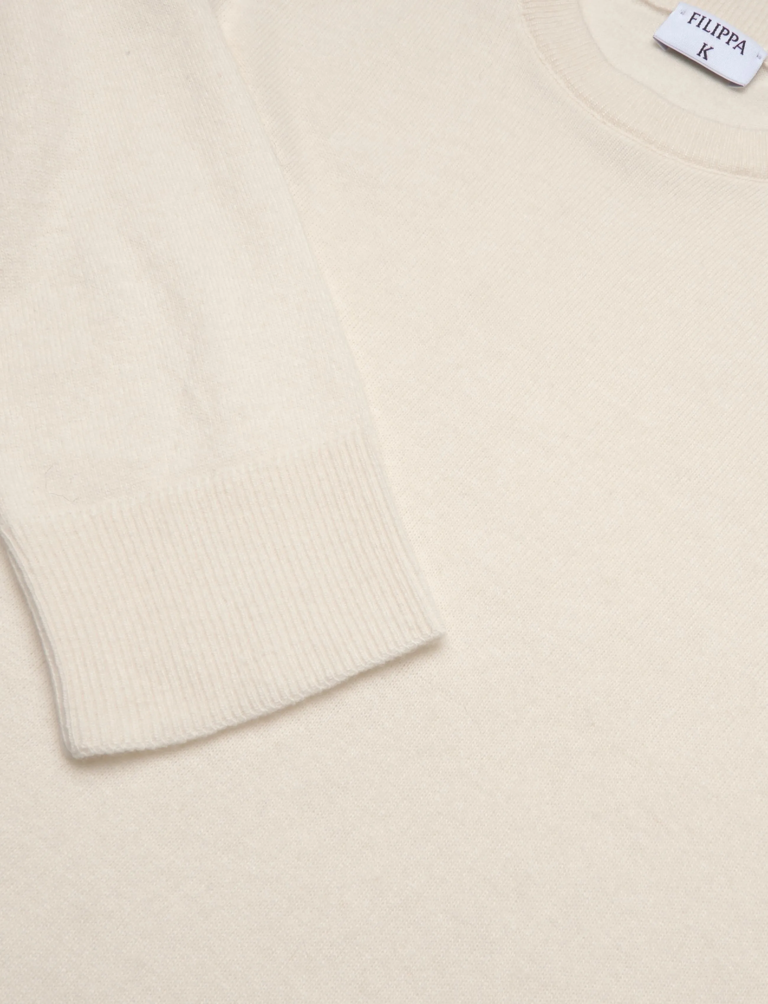 Filippa K - Soft Wool Crewneck Sweater - pullover - off-white - 2